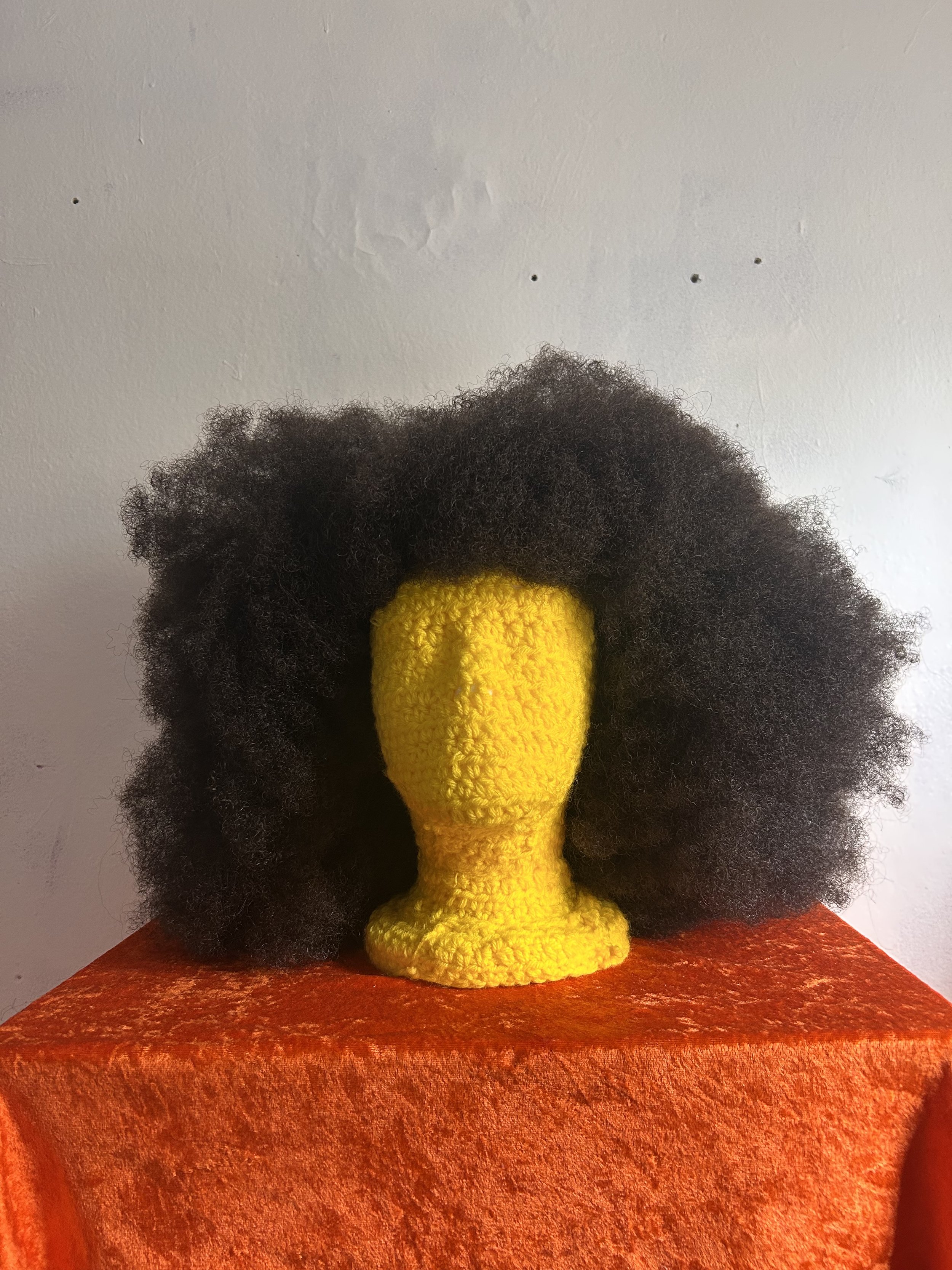 Cropped Bang Afro Wig