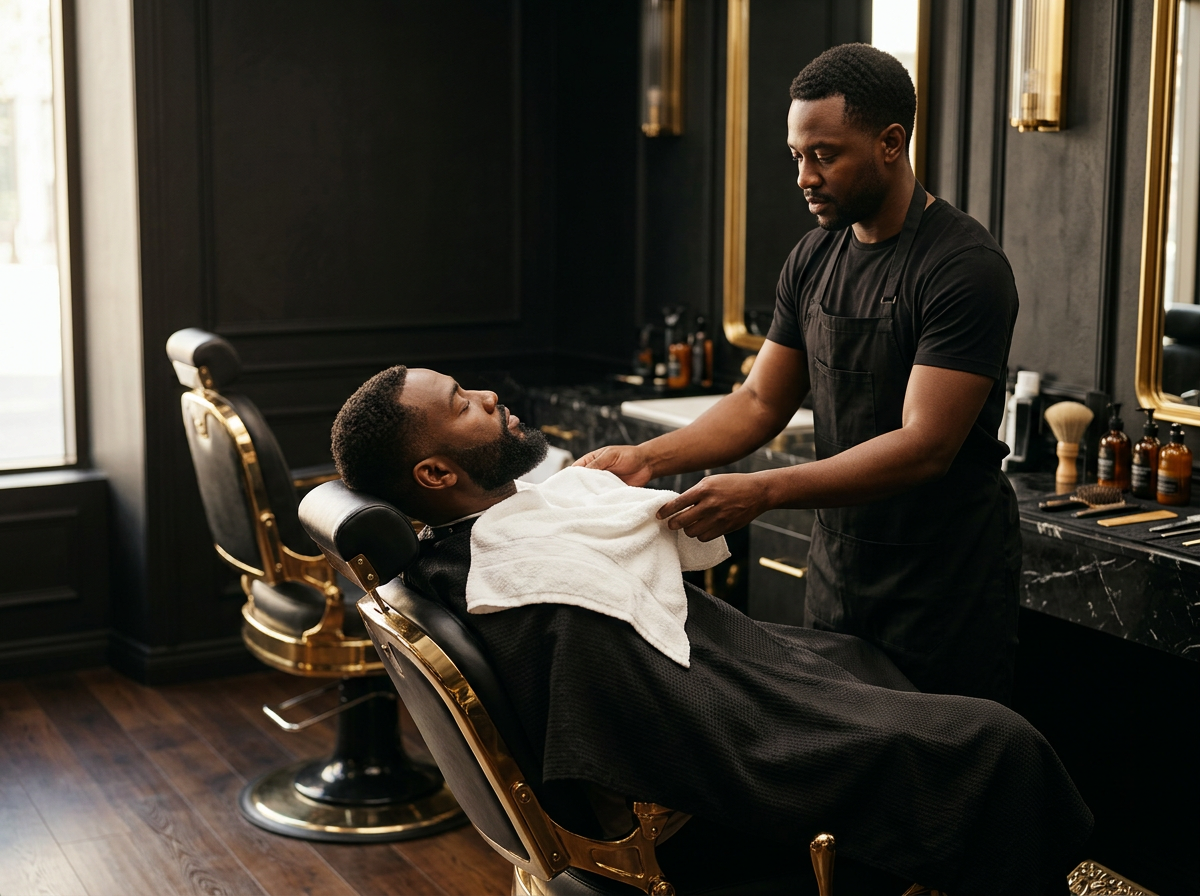 Prime Time Barber Lounge premium hot-towel grooming membership experience