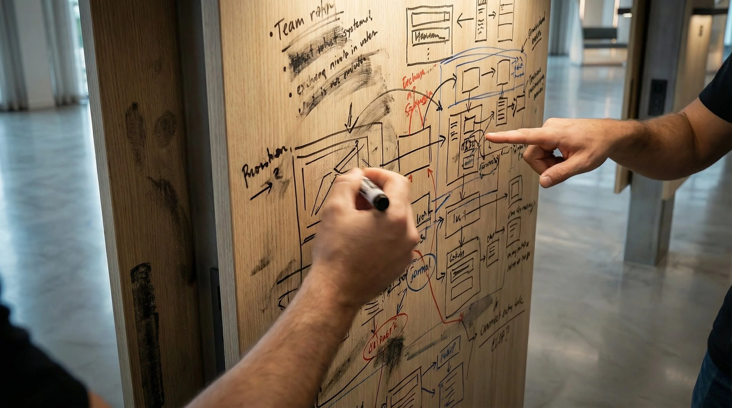 The project proposes an office that removes the need for conscious decision-making.
Through spatial cues, the environment intuitively communicates how to behave, how long to stay, and what mental state is expected.