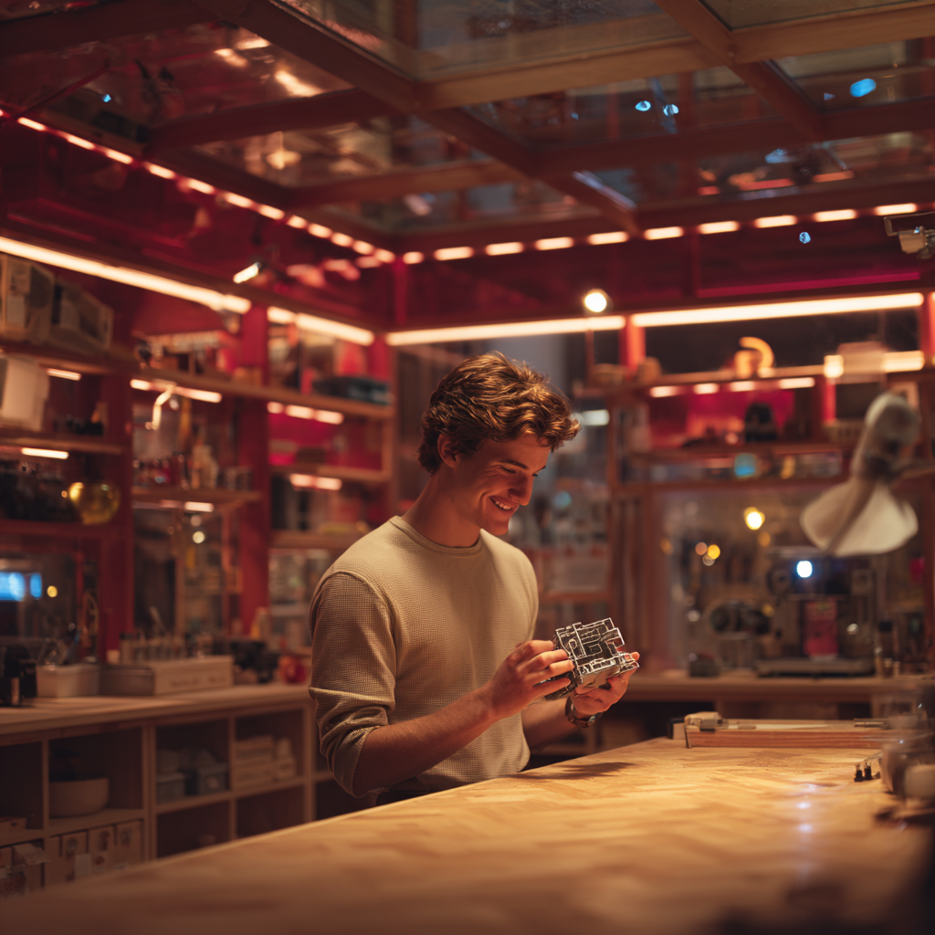 Individual engagement unfolds in a calm and immersive setting.
The space allows focus without isolation.