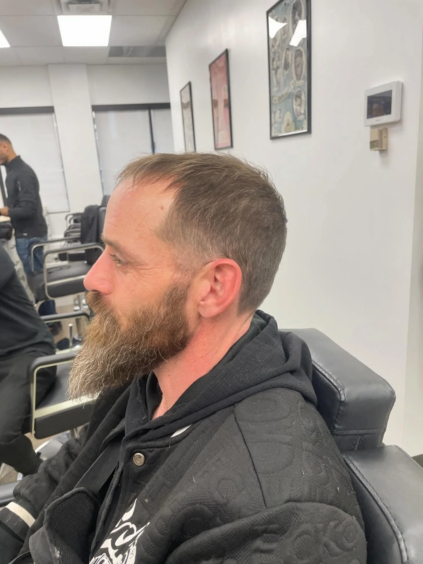 Subtle taper, strong beard. 💈
 #taper #yyc #barber #calgary