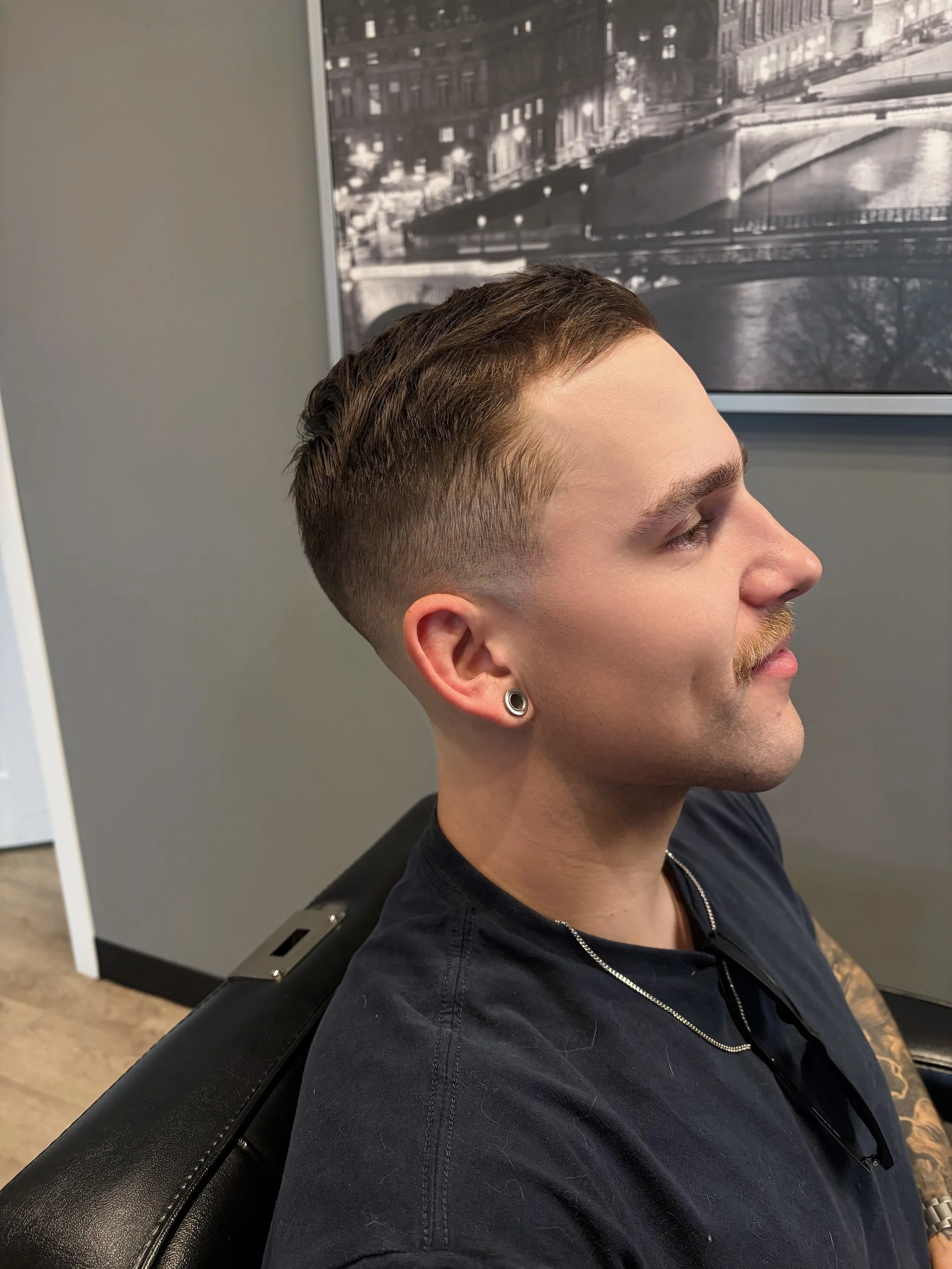 Fades are back in style! 
#fade #midfade #yyc #barber calgary