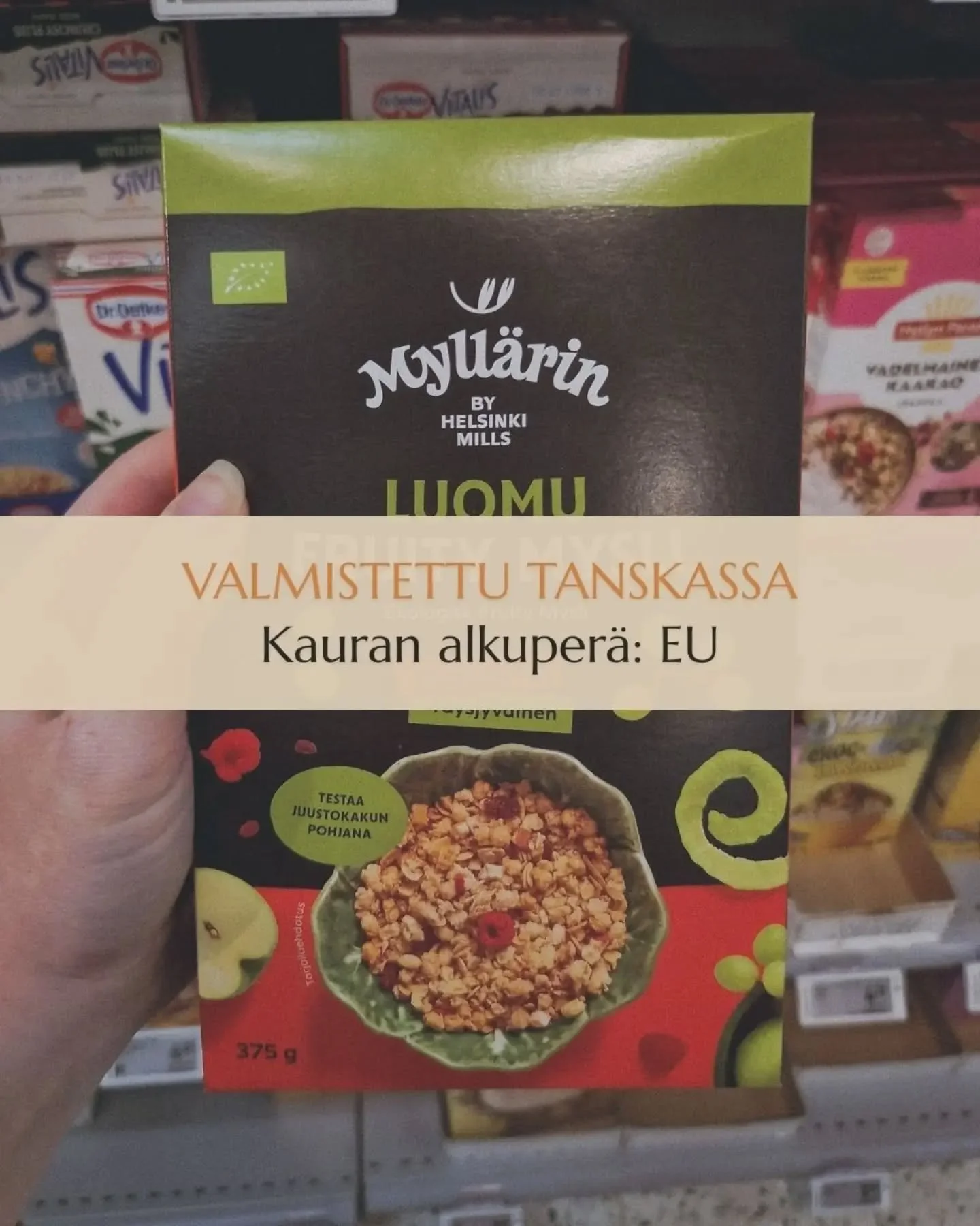 T&auml;n&auml;&auml;n luvassa granola- ja myslivertailu, joka toimii taas muistutuksena, ett&auml; se kotimaiseksi mielletty ja suomalaiselta kuulostava nimi ei ole tae sille, ett&auml; tuote itsess&auml;&auml;n olis kotimainen🌾

Tuliko yll&auml;tyk