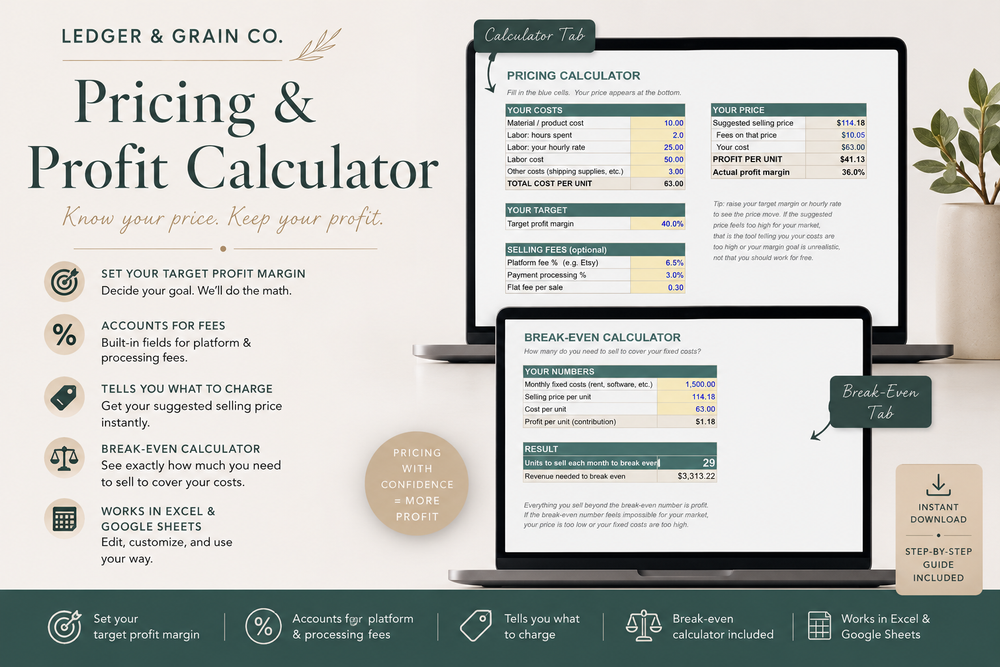 Pricing and Profit Calculator