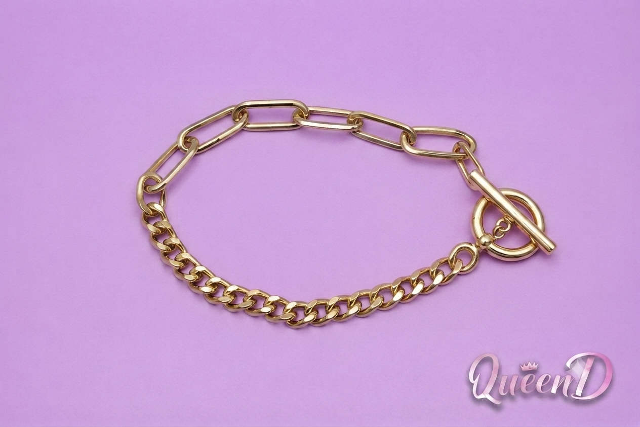 Queen D – Golden Fusion Bracelet