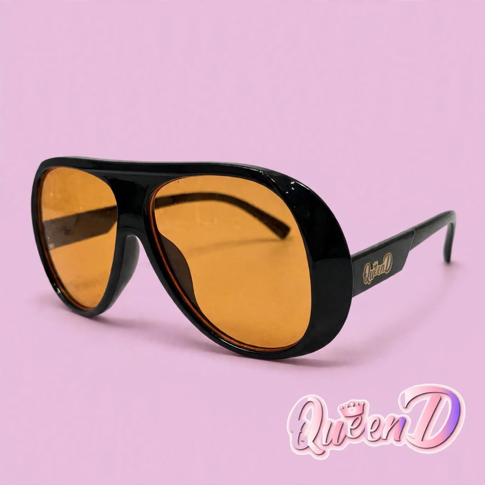 Queen D – Amber Glow Sunglasses