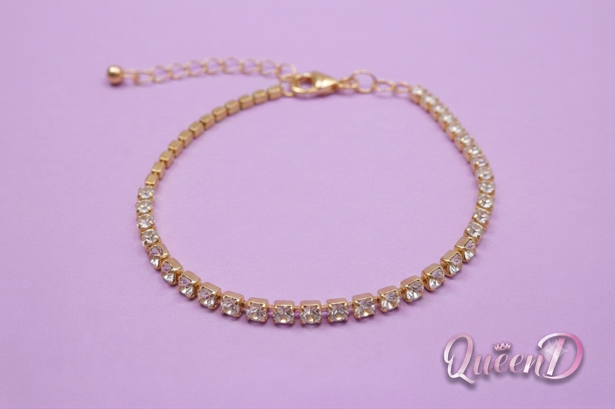 Queen D – Golden Spark Bracelet