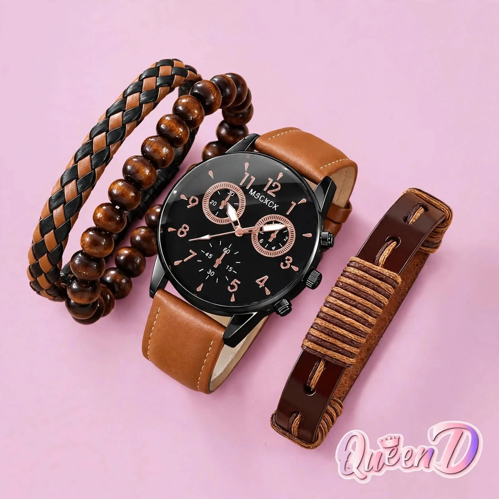Queen D – Amberwood Time Set 🪵✨