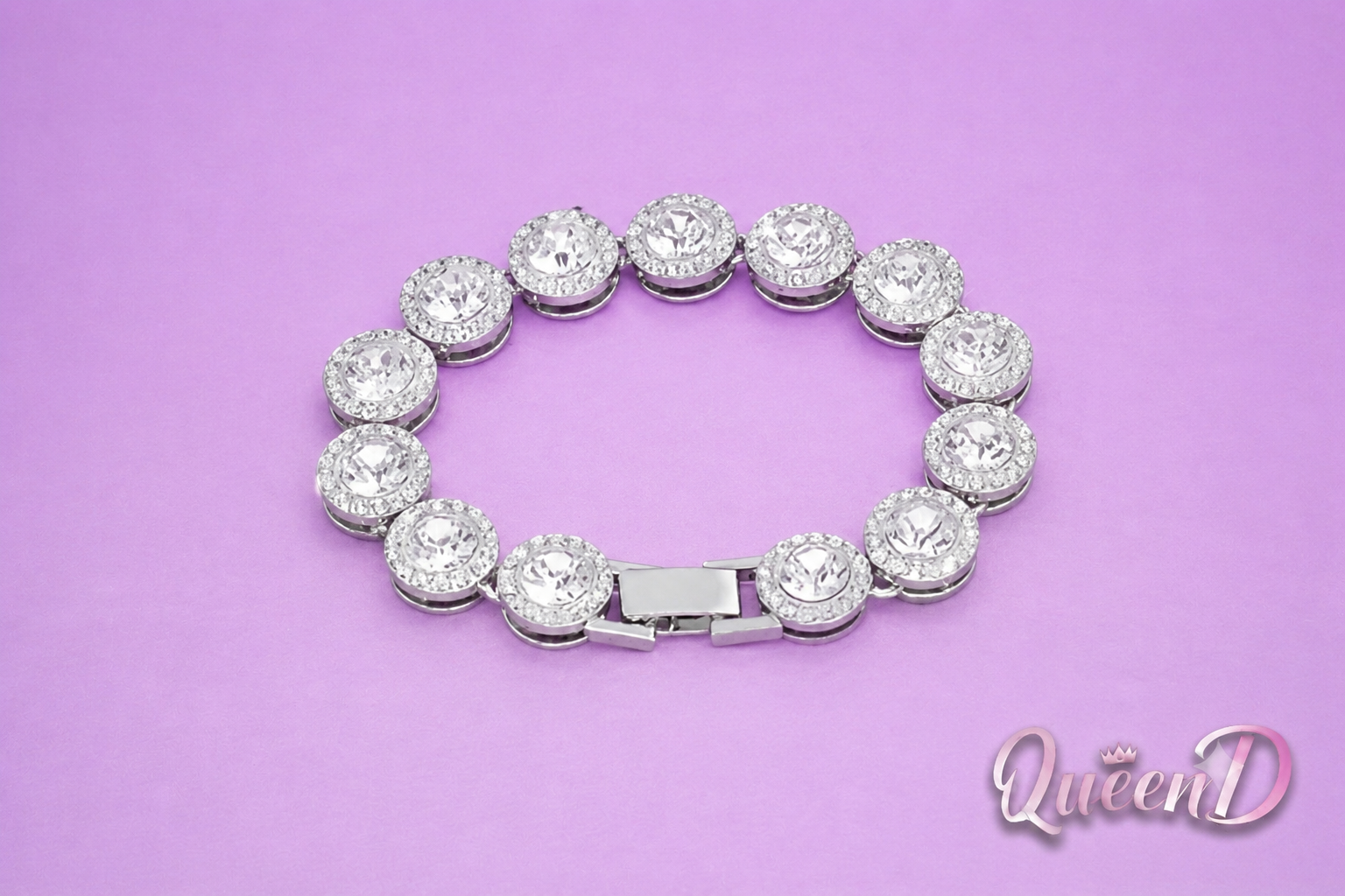 Queen D – Silver Spark Bracelet