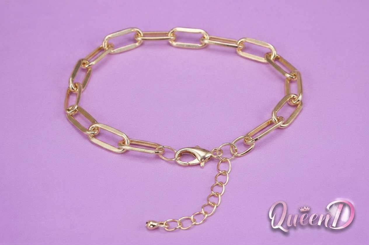 Queen D – Golden Link Bracelet