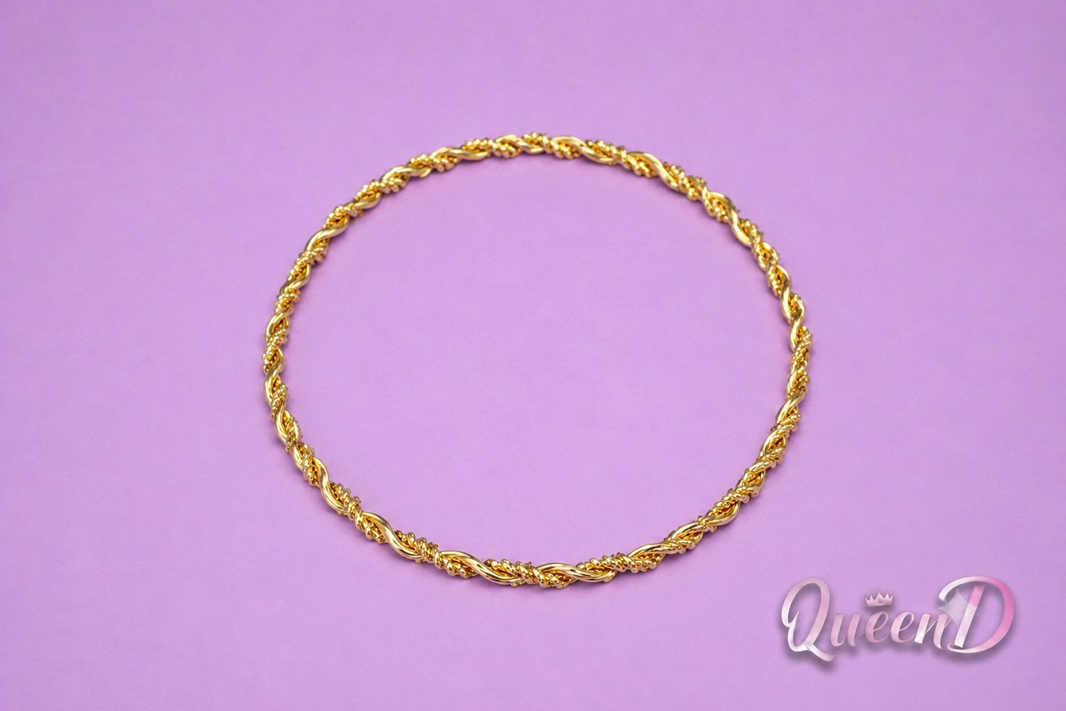 Queen D – Golden Rope Bracelet