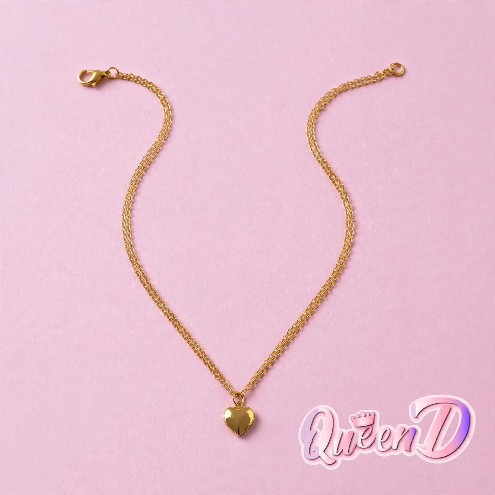 Queen D – Sweetheart Glow Pendant Necklace
