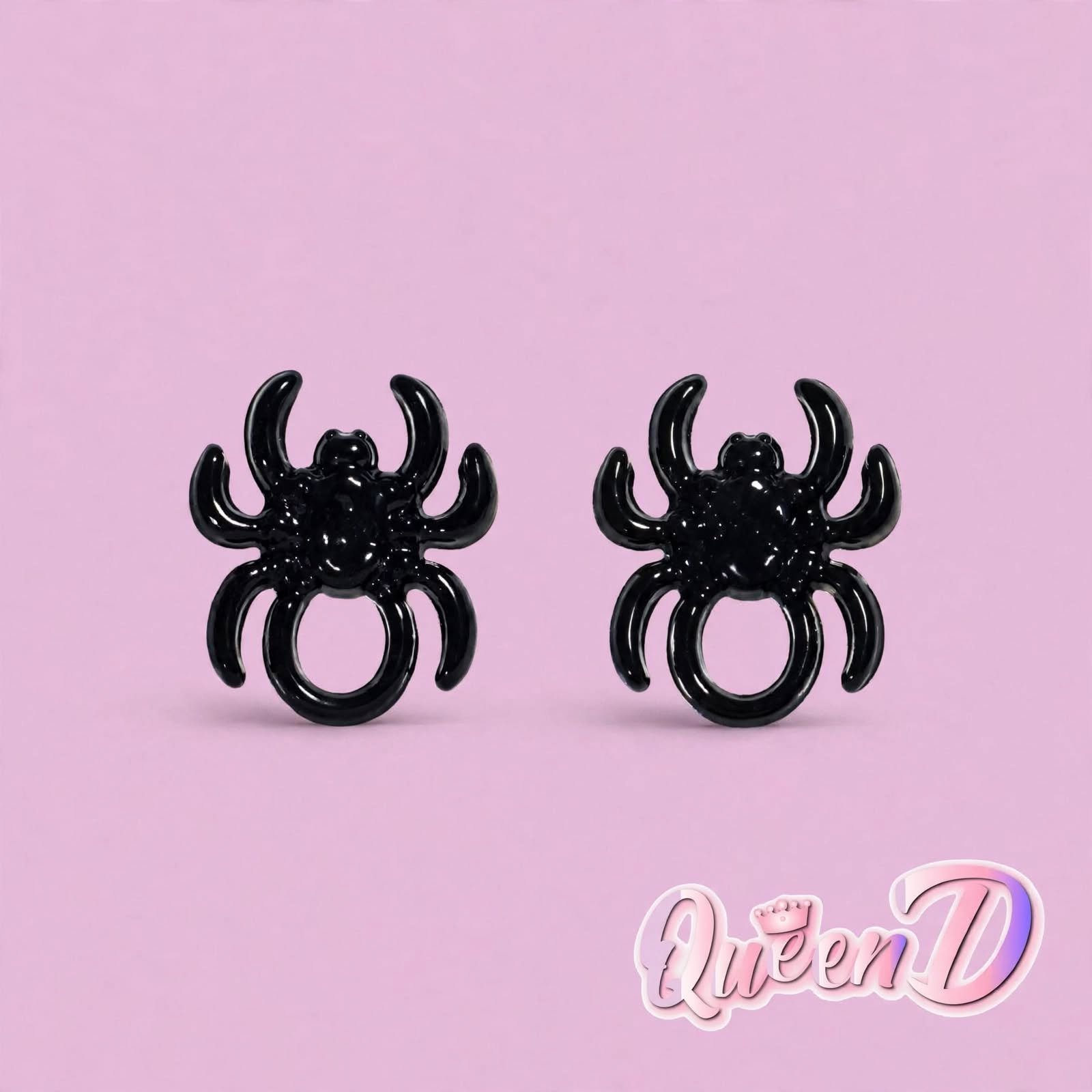 Queen D – Venom Web Spider Earrings