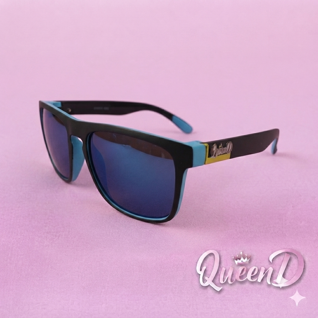 Queen D – Ocean Blue Reflective Sunglasses
