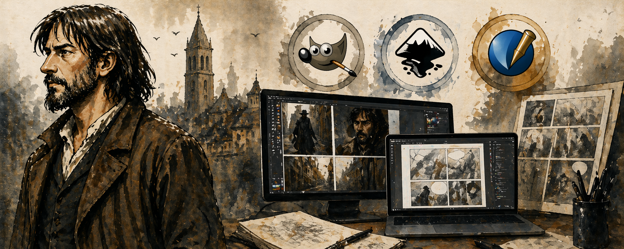 The Tools I Used to Create My Graphic Novels