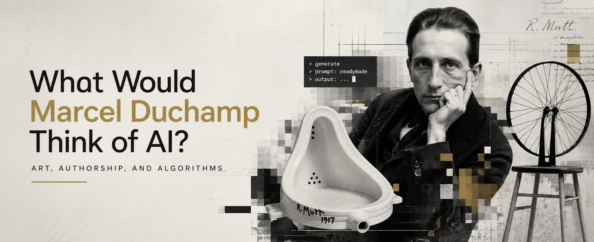 What Would Marcel Duchamp Think of AI?