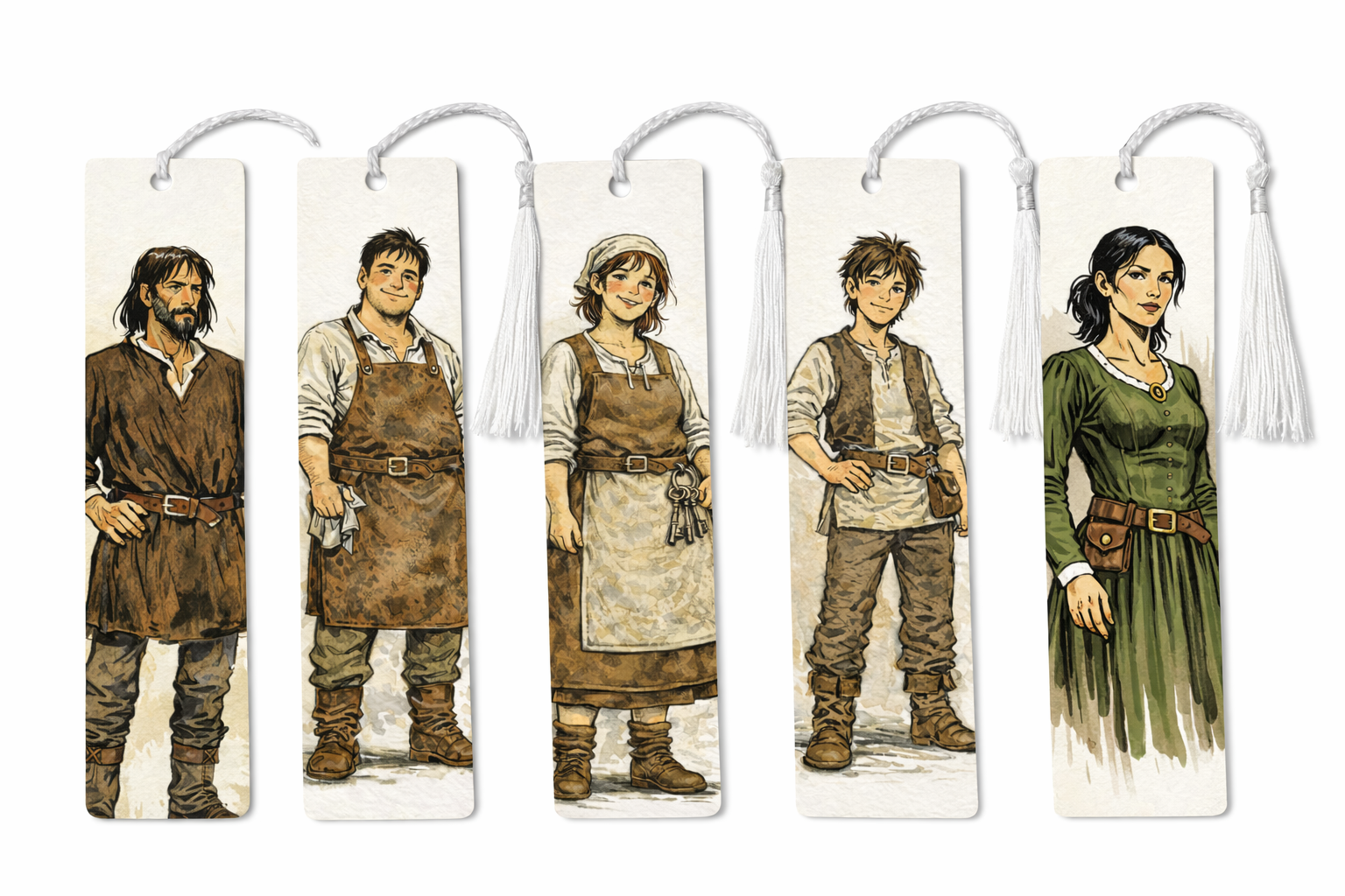 Quiet Door Press character bookmarks