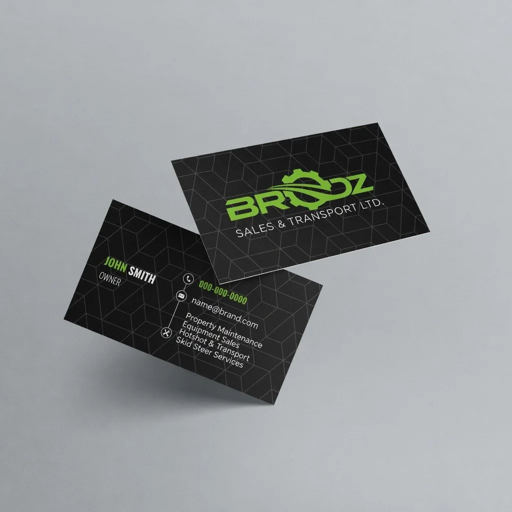 Not every project needs a full rebrand &mdash; sometimes it just needs a solid refresh.

For this one, I updated the logo to feel more modern and pulled everything together into a clean, cohesive business card design.

Same company, just a sharper lo