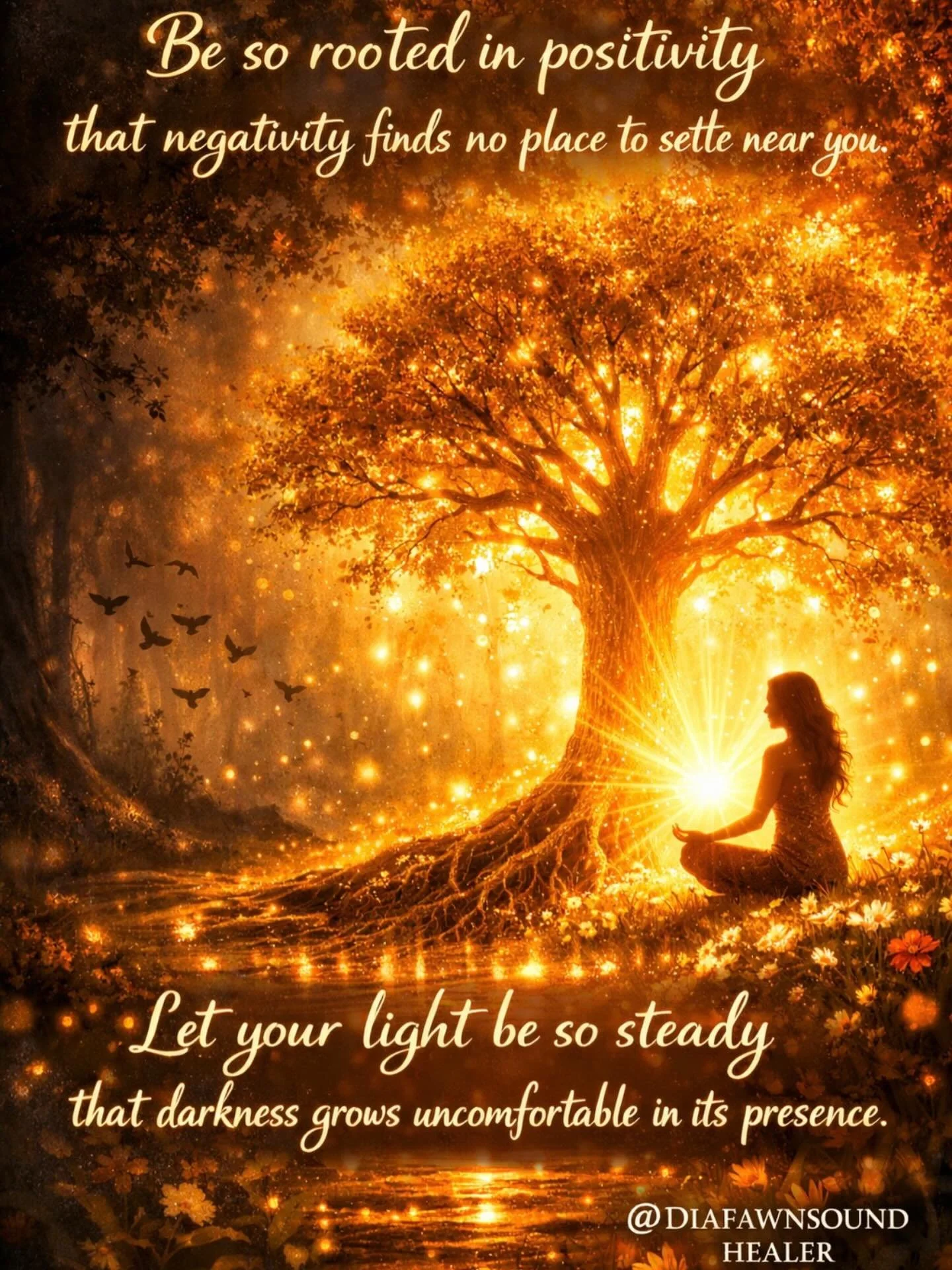 The thoughts we hold, the environments we sit in, and the vibrations we surround ourselves with all shape our nervous system and our emotional state.

When you root yourself in positivity, truth, and inner peace,
negativity no longer finds a place to