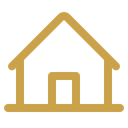 Icon of a simple house with a gabled roof and a front door.