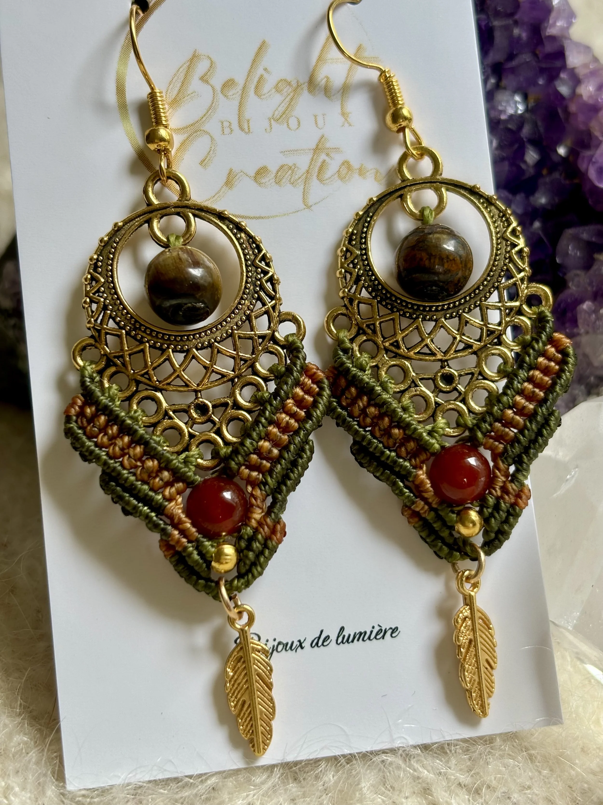 BO "Force et Lumière" - Cornaline et Oeil de tigre