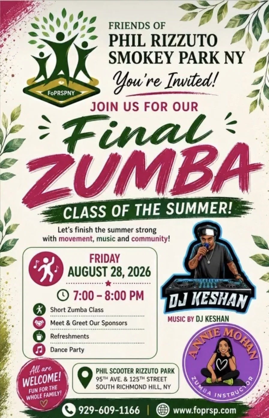 Final Zumba Class of the Summer