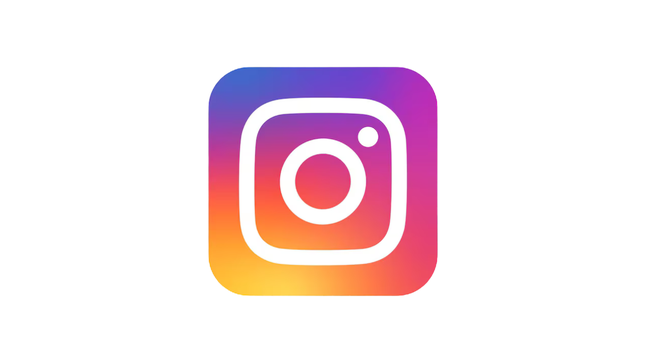 Instagram app icon with a multicolor gradient background and a white camera outline.