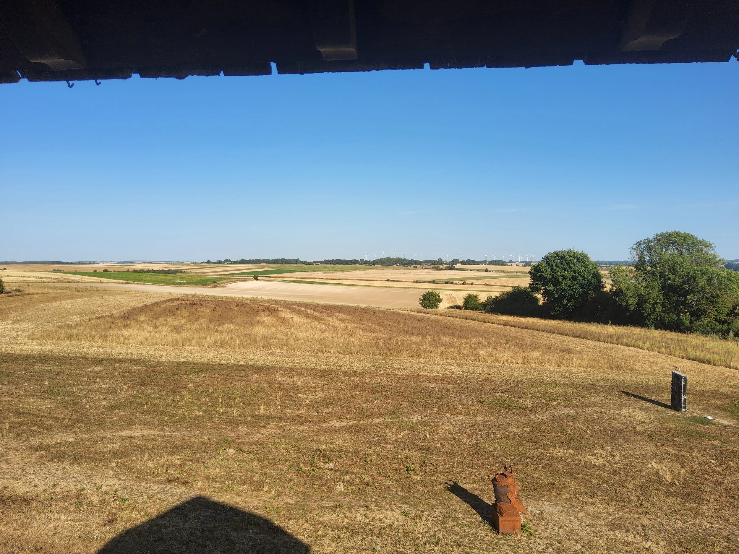 Carte postale du site de la bataille de Crécy