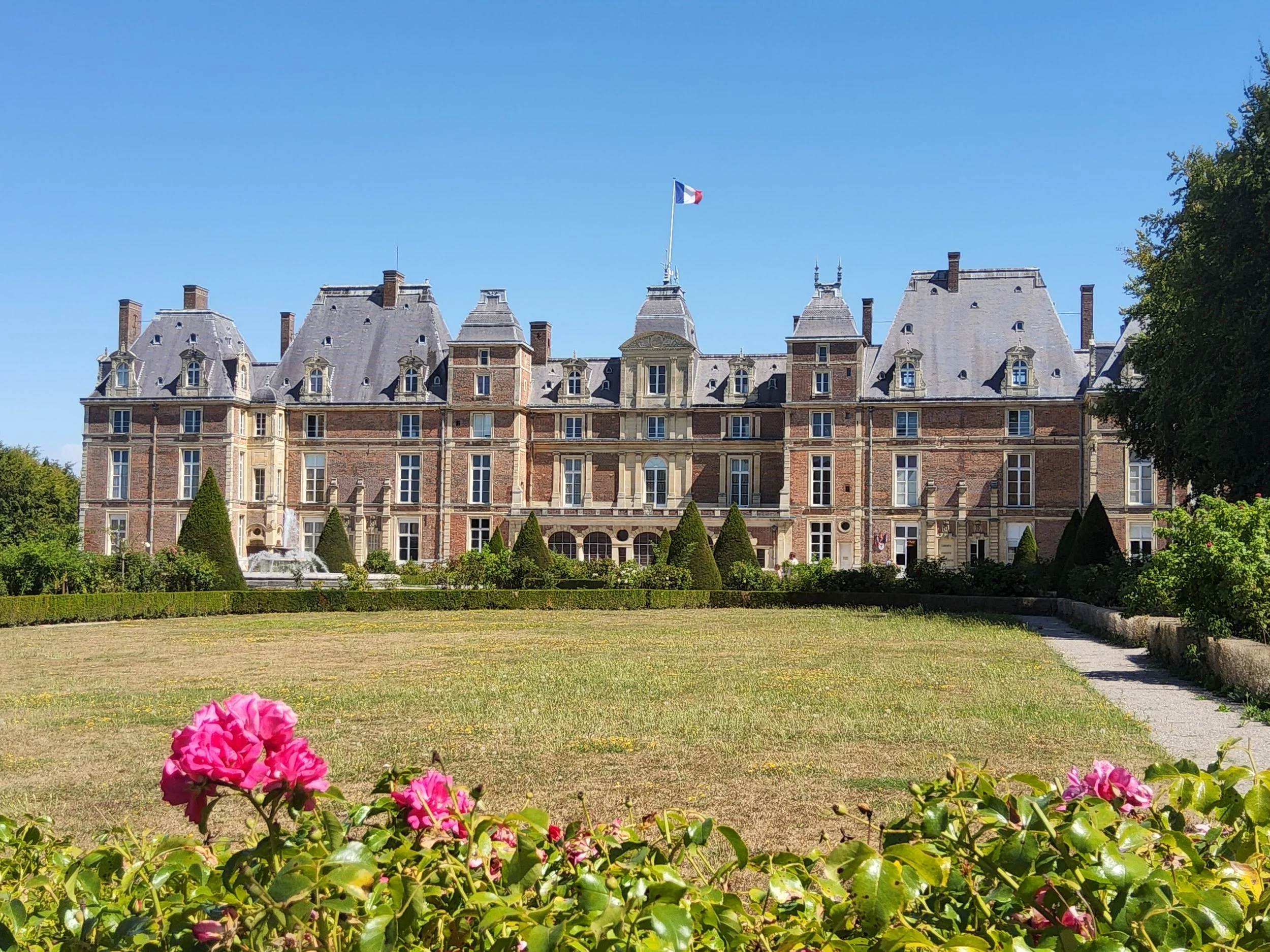 Carte postale du château d’Eu