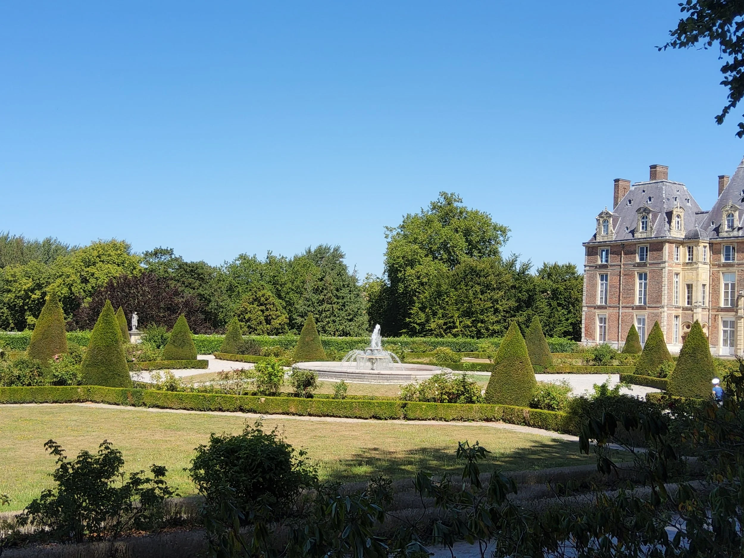 Jardins du château d'Eu, résidence de Louis-Philippe en Seine-Maritime