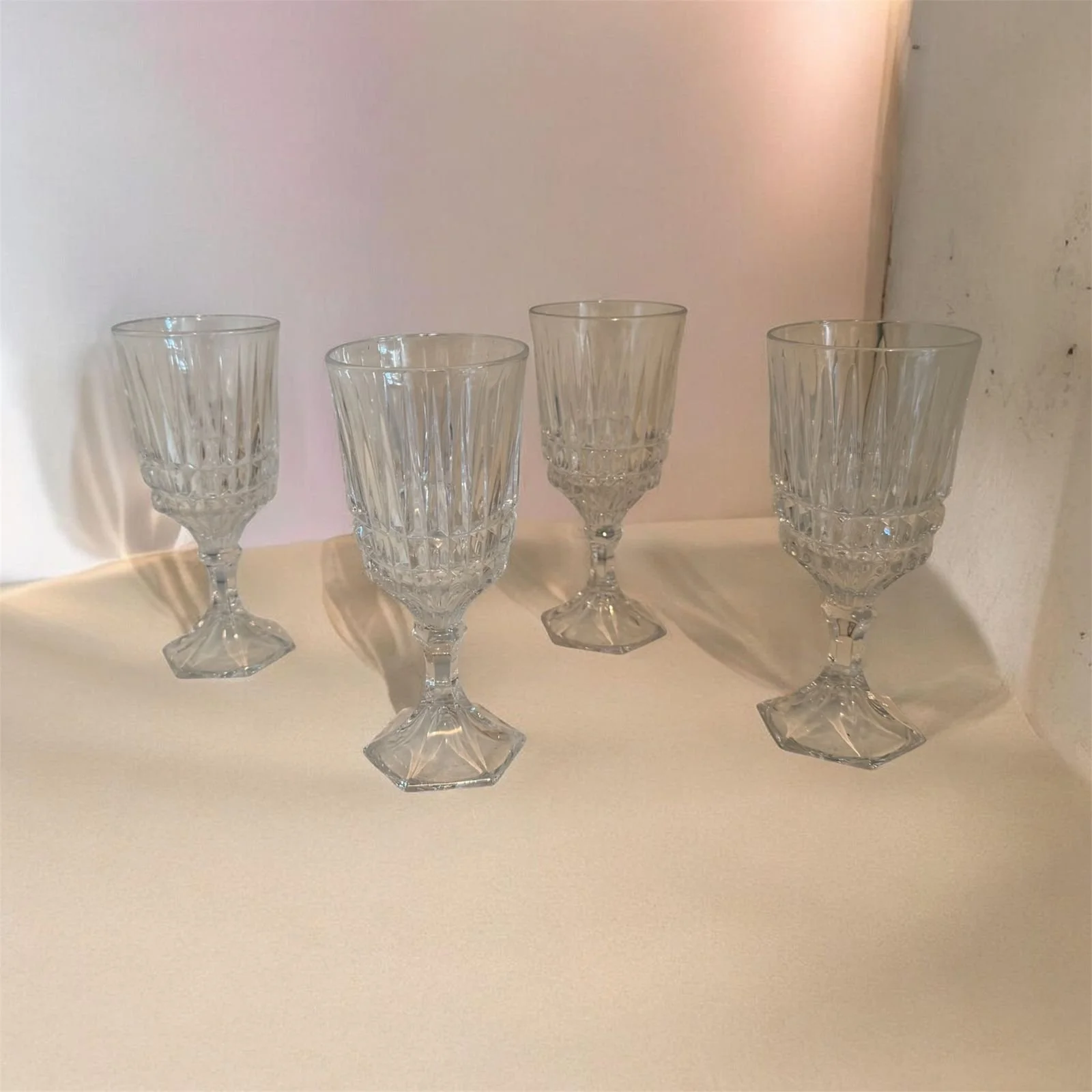 Four Piece Wine Glass Set