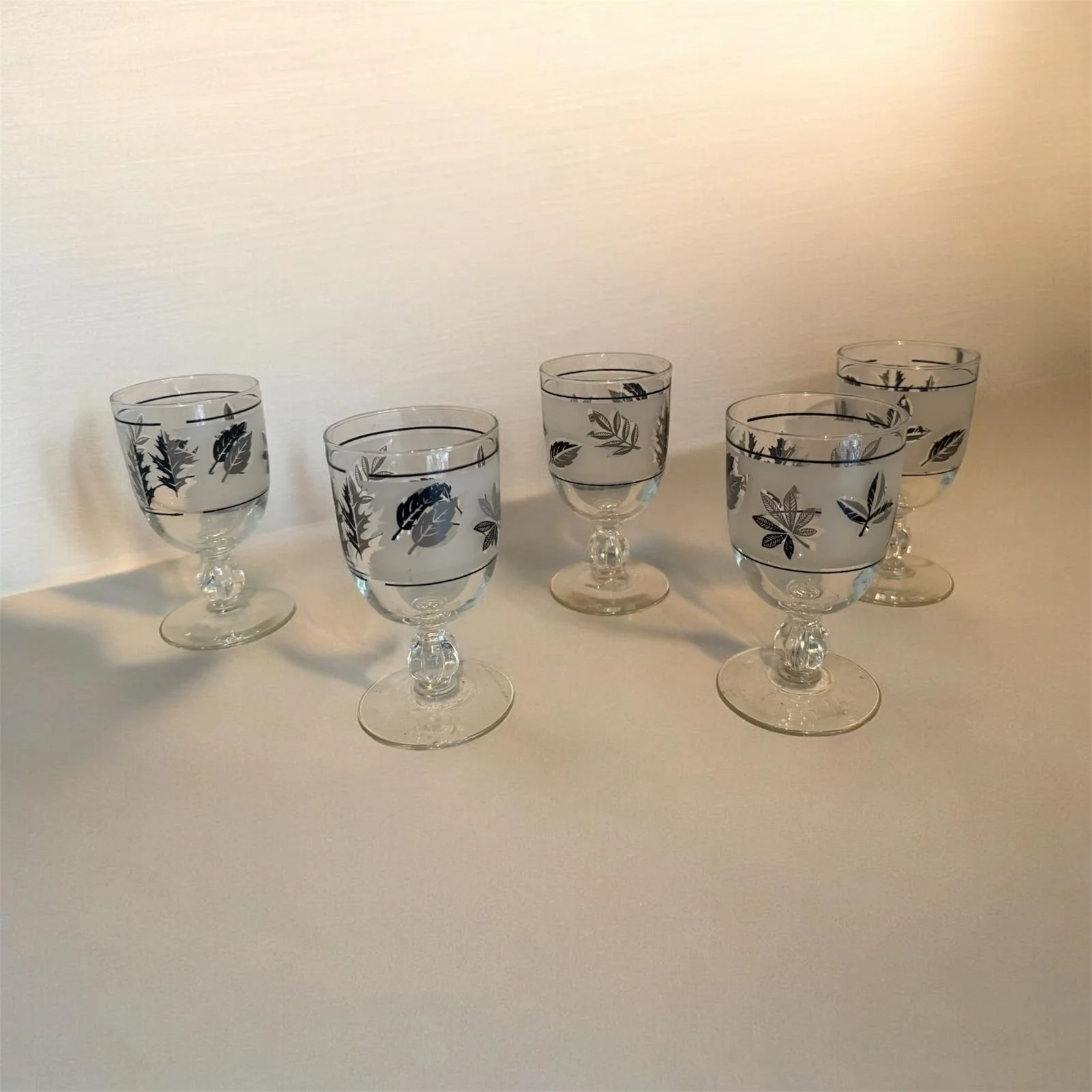 Five Piece Wine Glass Set