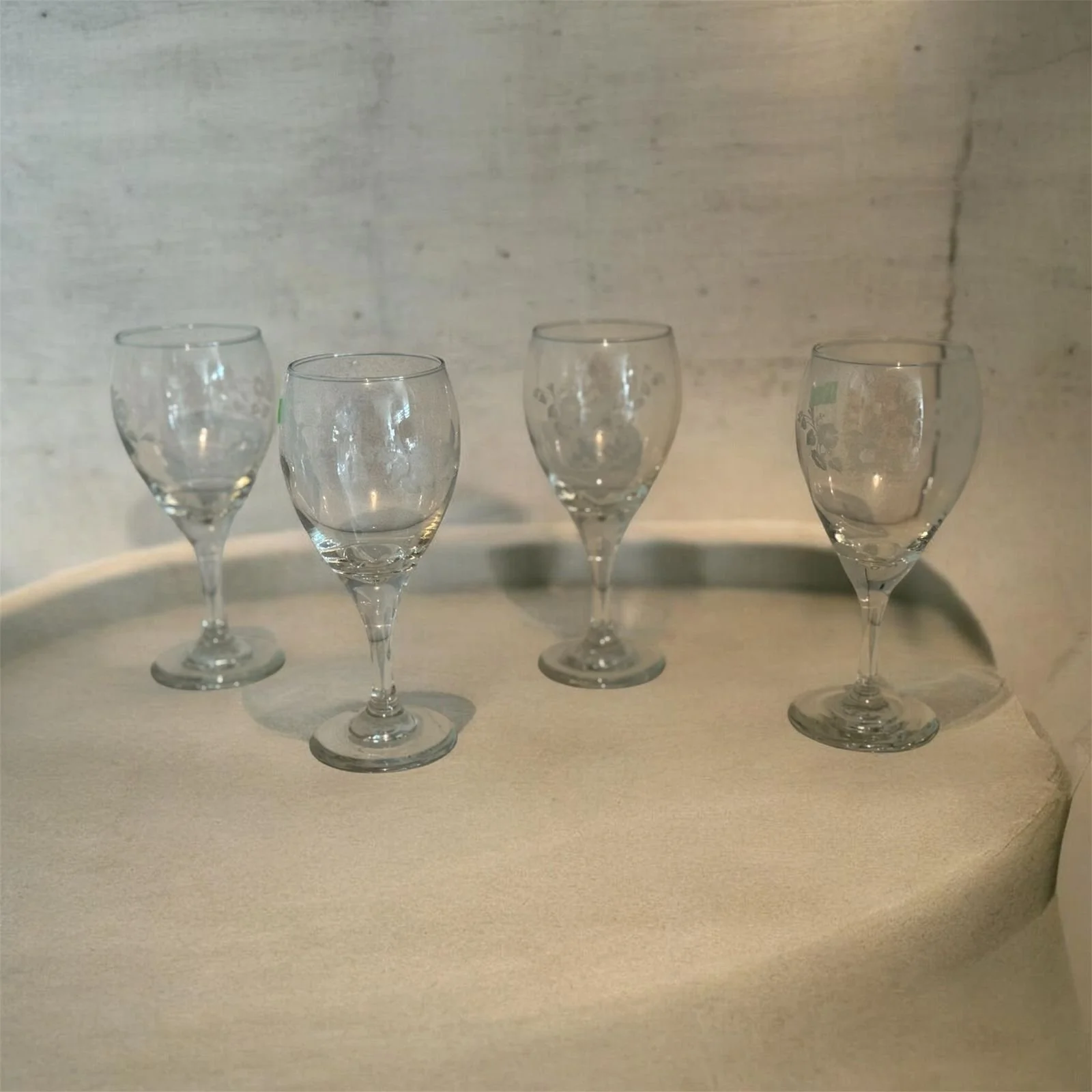 Four Piece Wine Glass Set