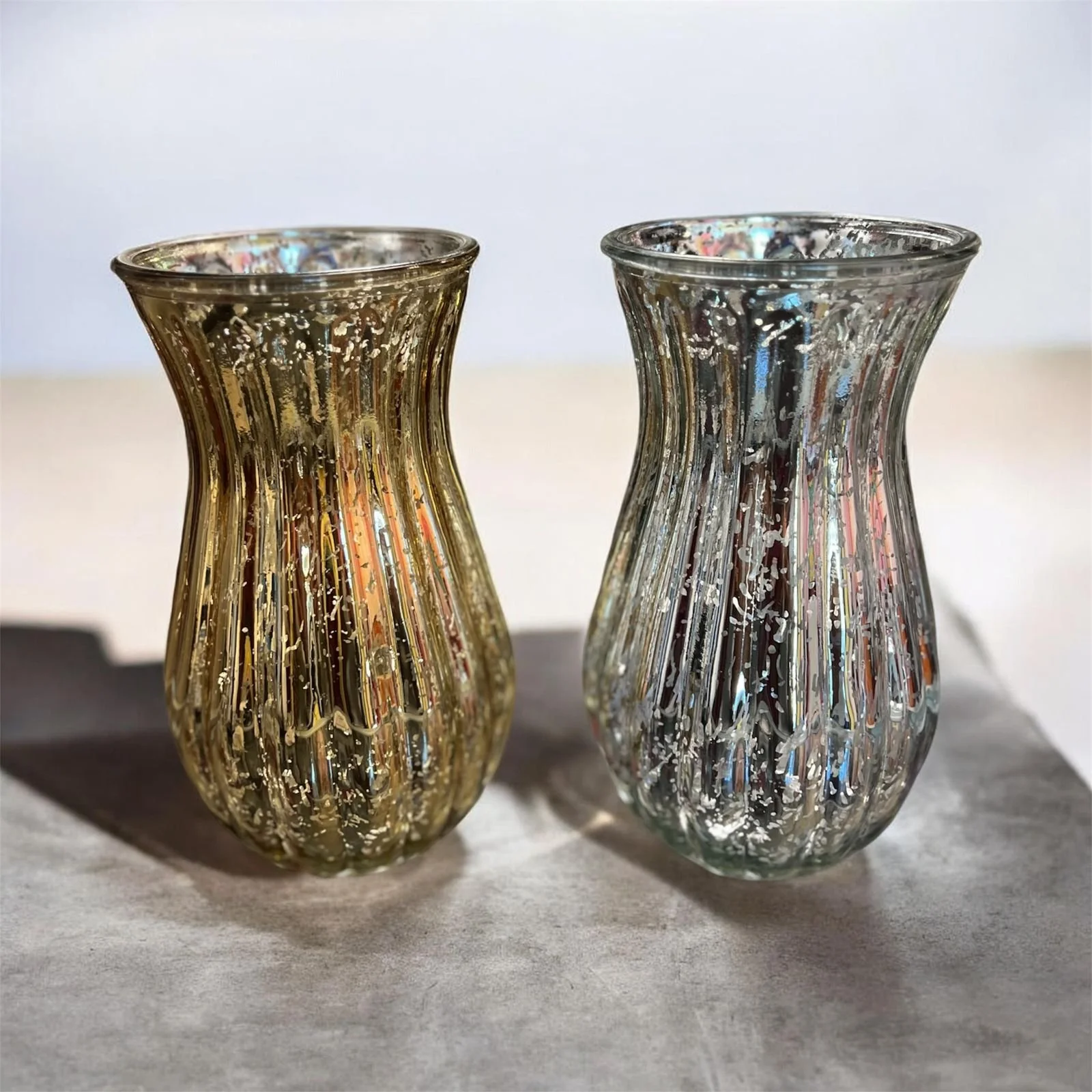 Two Piece Glass Vase