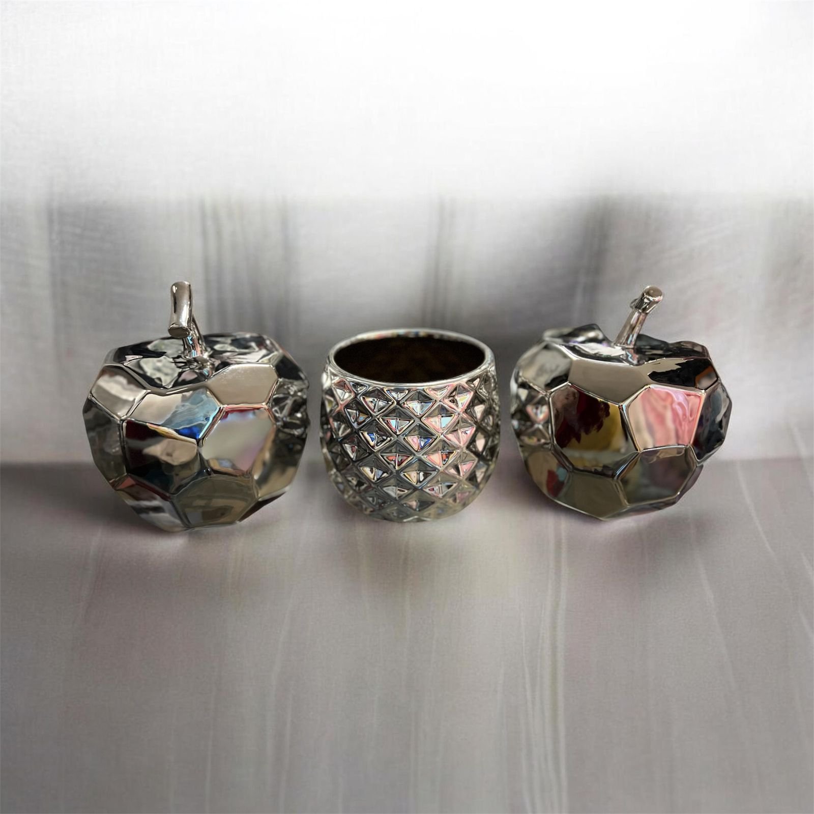 Three Piece Glass Vase
