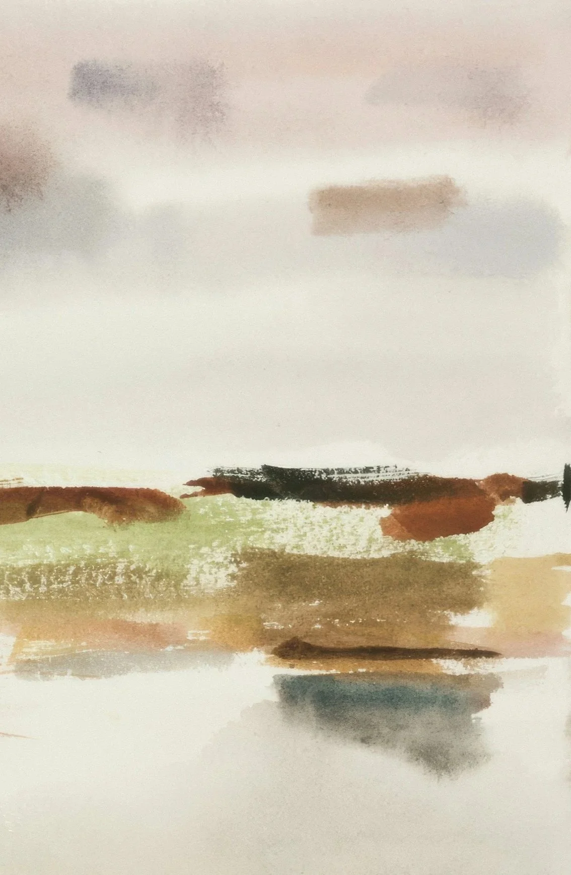 Abstract watercolor artwork representing individual trauma therapy and emotional healing in Nashville, Tennessee.