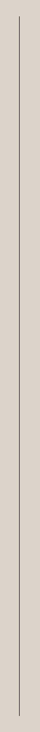 A thin, black vertical line on a white background.