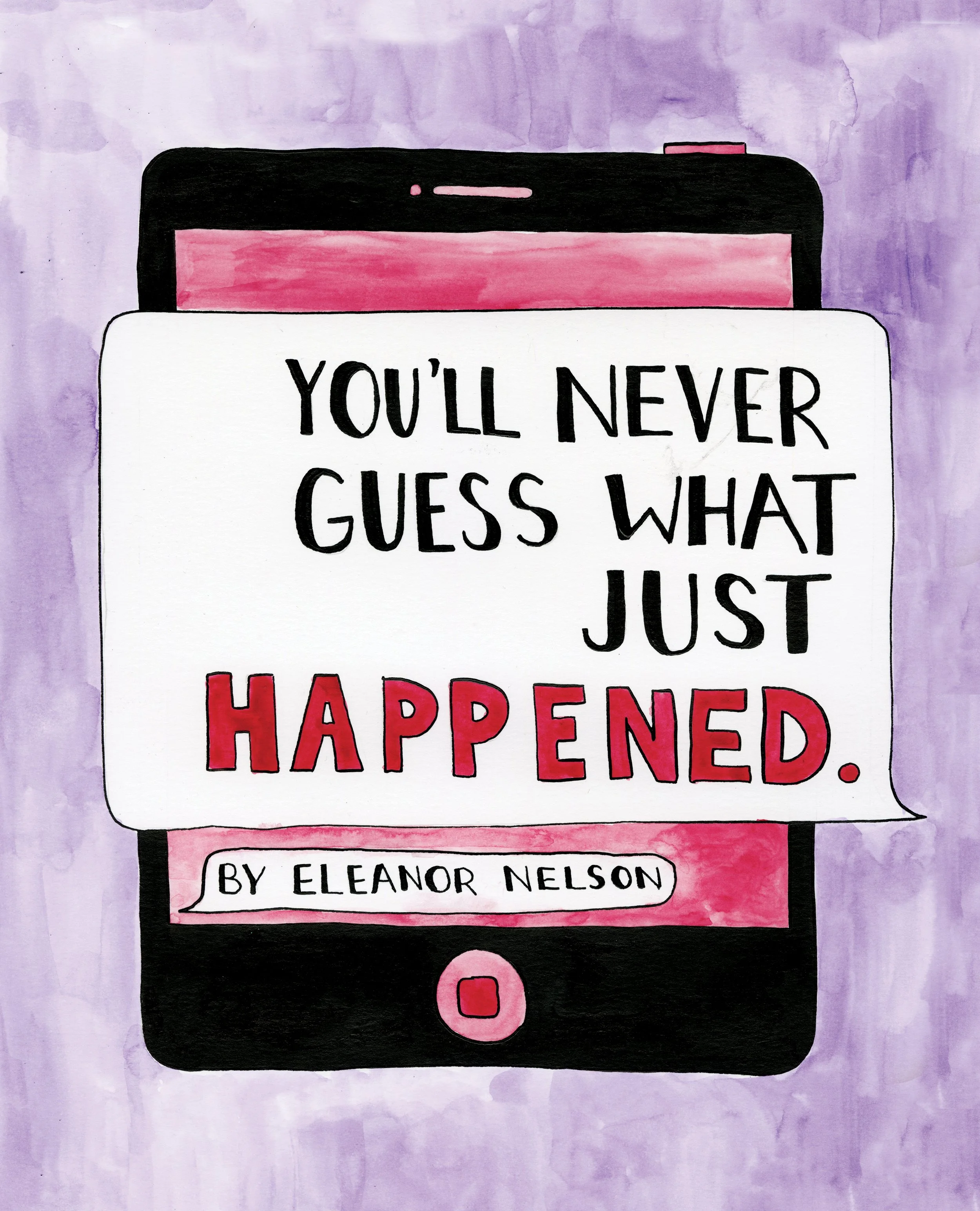 You'll Never Guess What Just Happened