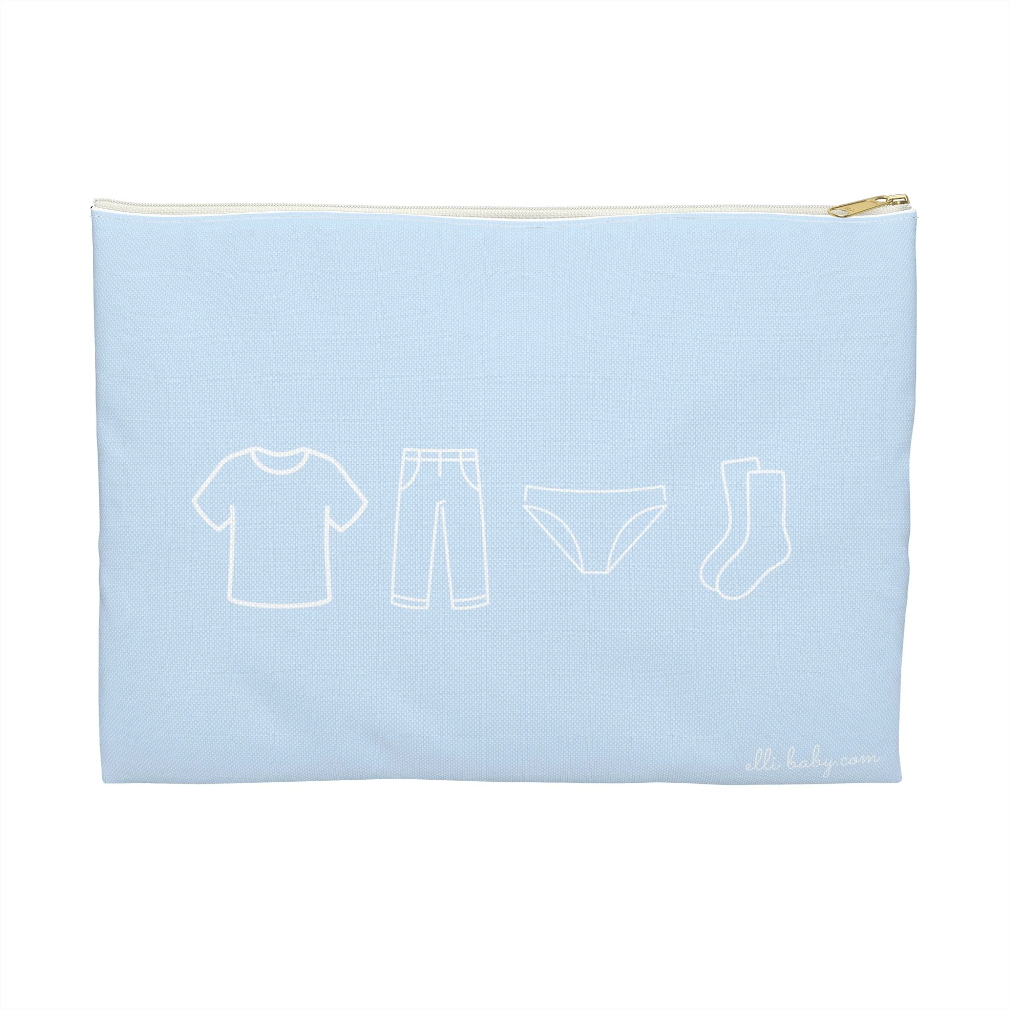 The Adrielle Daycare Extras Pouch ⎮ Powder Blue