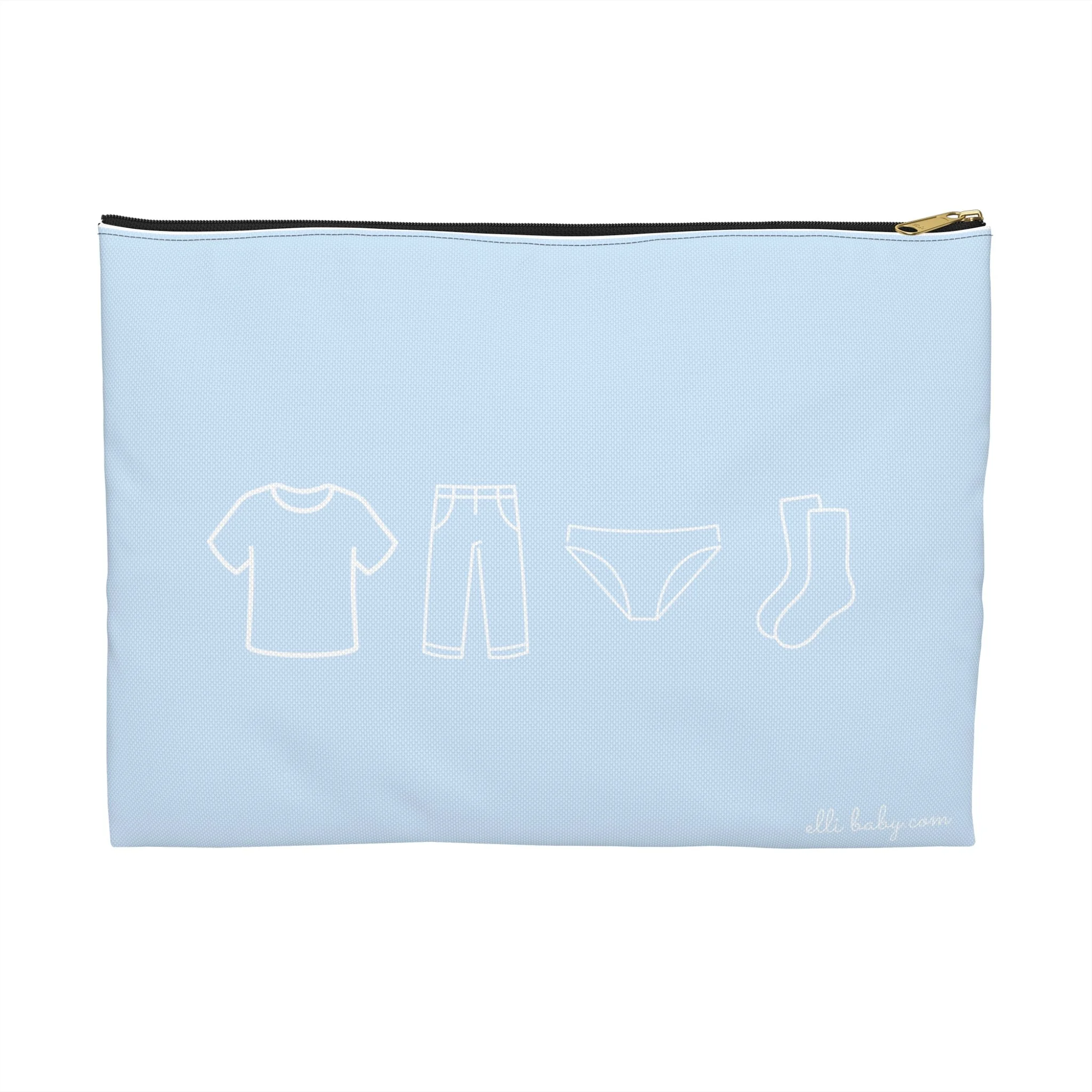 The Adrielle Daycare Extras Pouch ⎮ Powder Blue