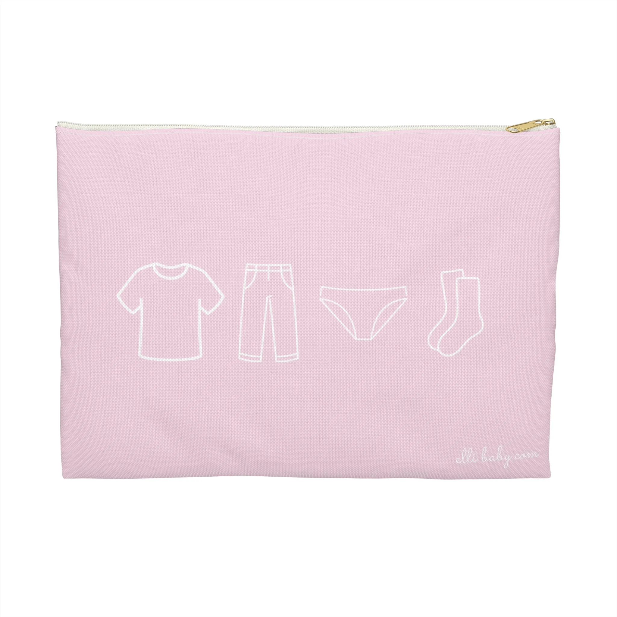 The Adrielle Daycare Extras Pouch ⎮ Baby Pink