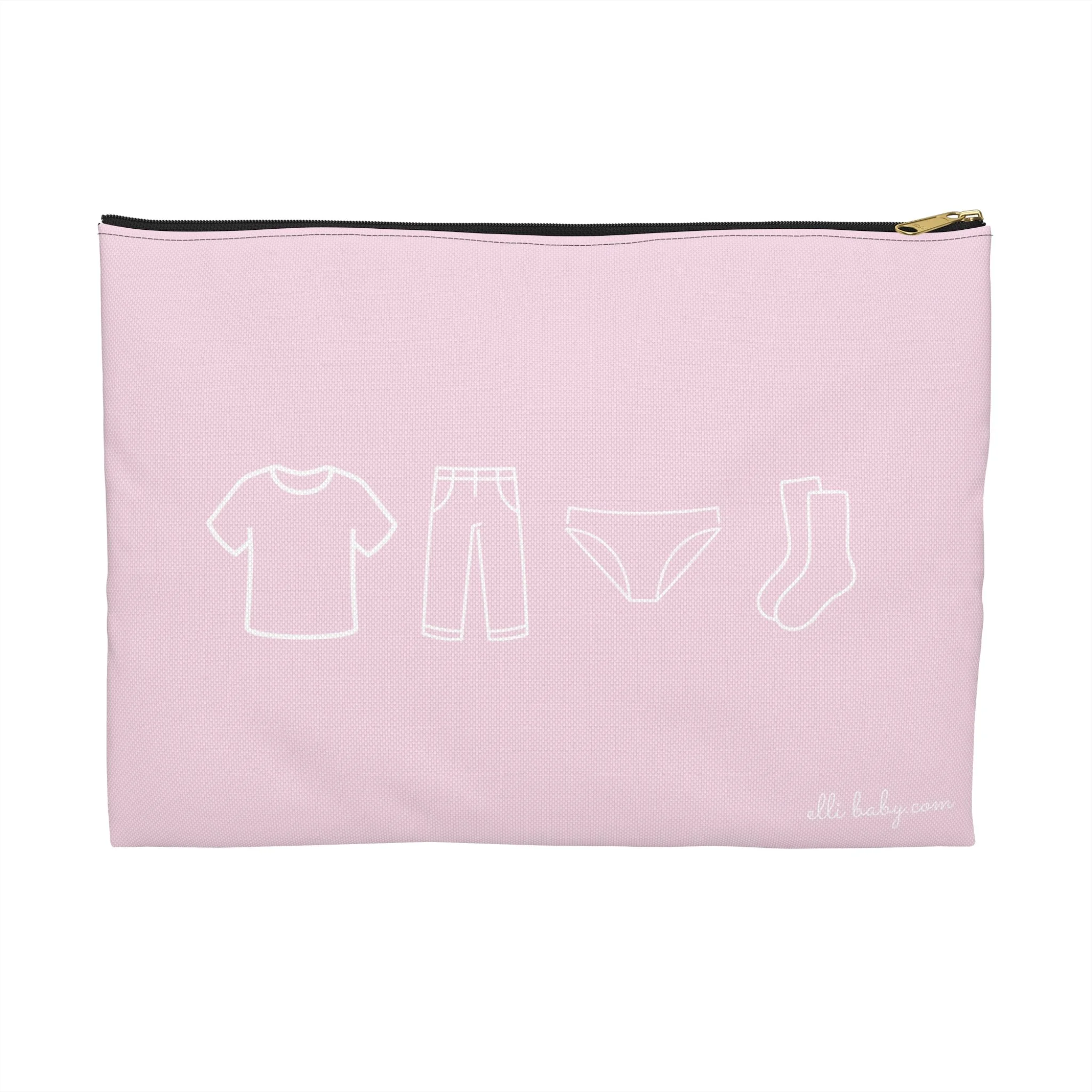 The Adrielle Daycare Extras Pouch ⎮ Baby Pink