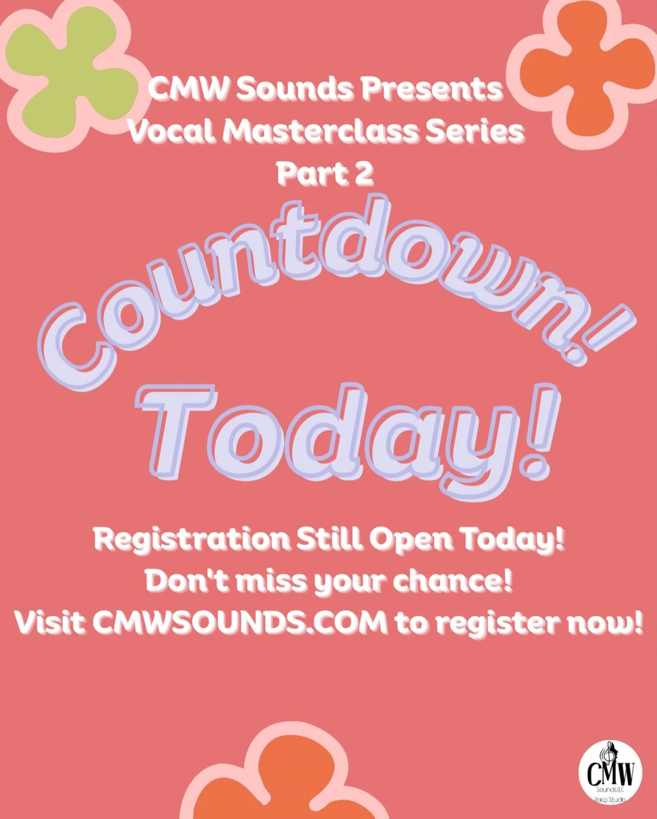 Friends, Romans, countrymen &mdash; lend me your ears.

Today is the day!!

Part 2 of the Masterclass Series dives into vocal development.
If you&rsquo;ve ever wondered how the voice actually works, what that means for your instrument, and want pract