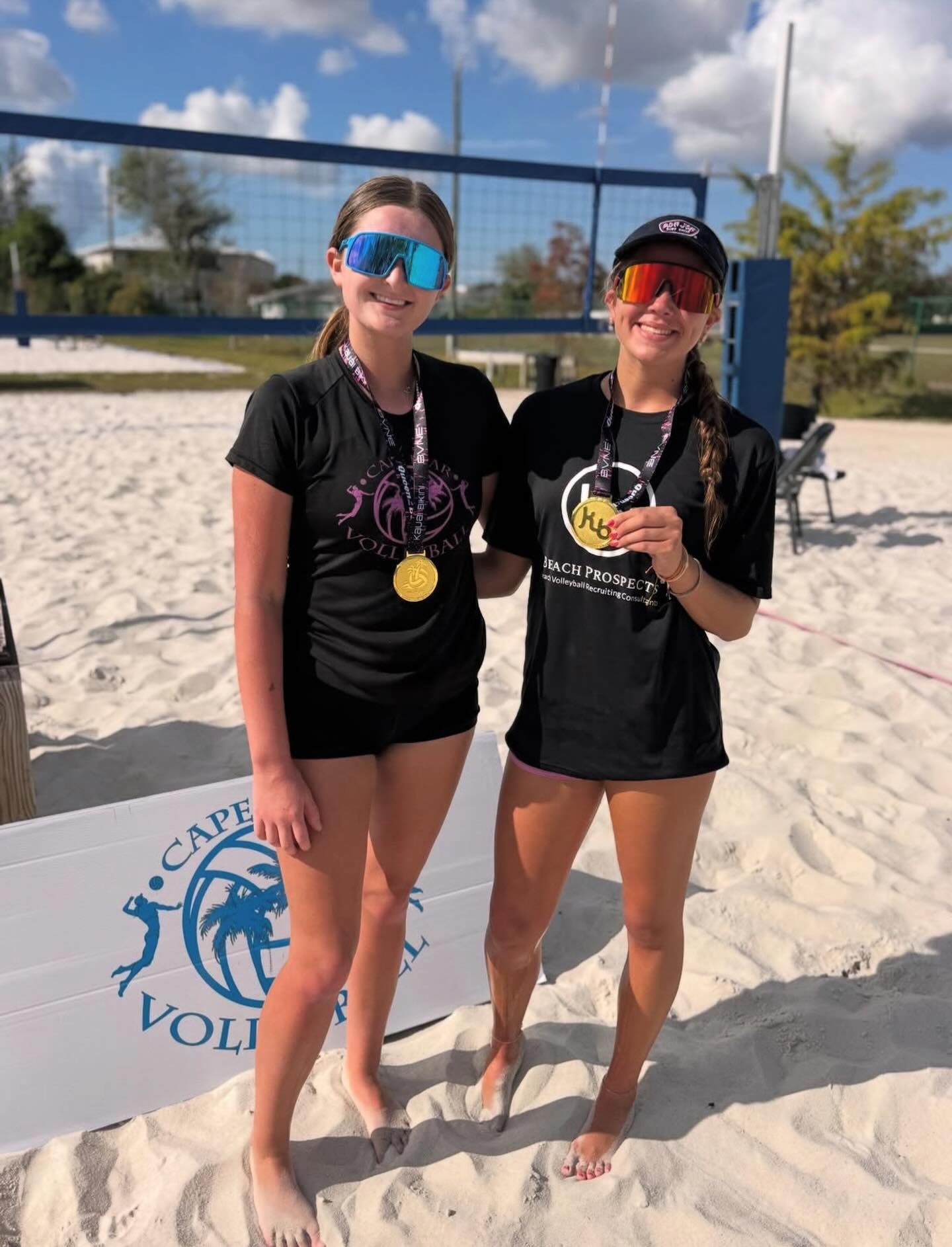 Congrats to Hanna and Jane ( @capefearvb ) for placing 1st at the @capefearvb @bvnevents 18U National Bid Qualifier!!🥇💪🏐 #RaiseTheBar