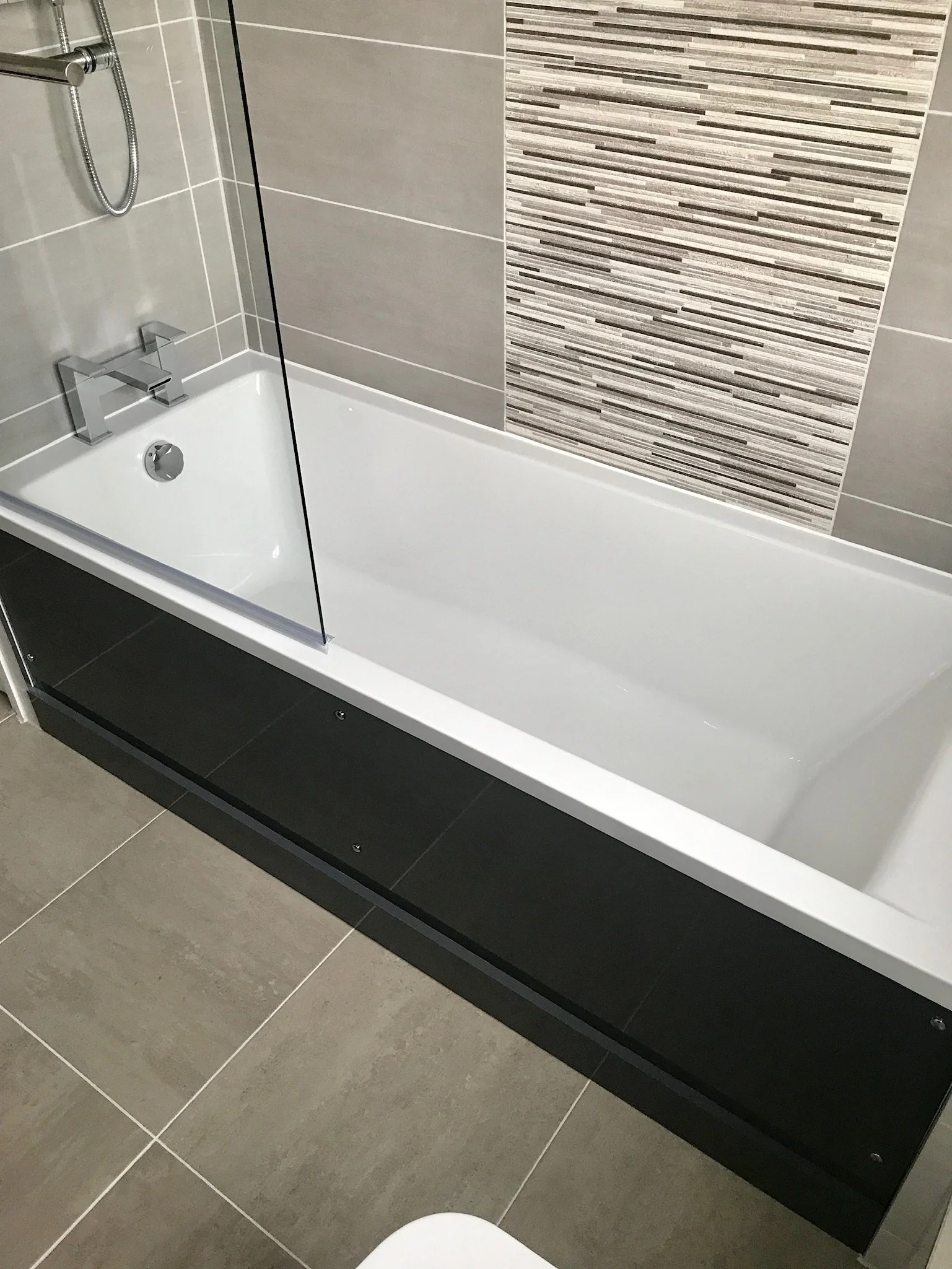 Bath and overhead shower