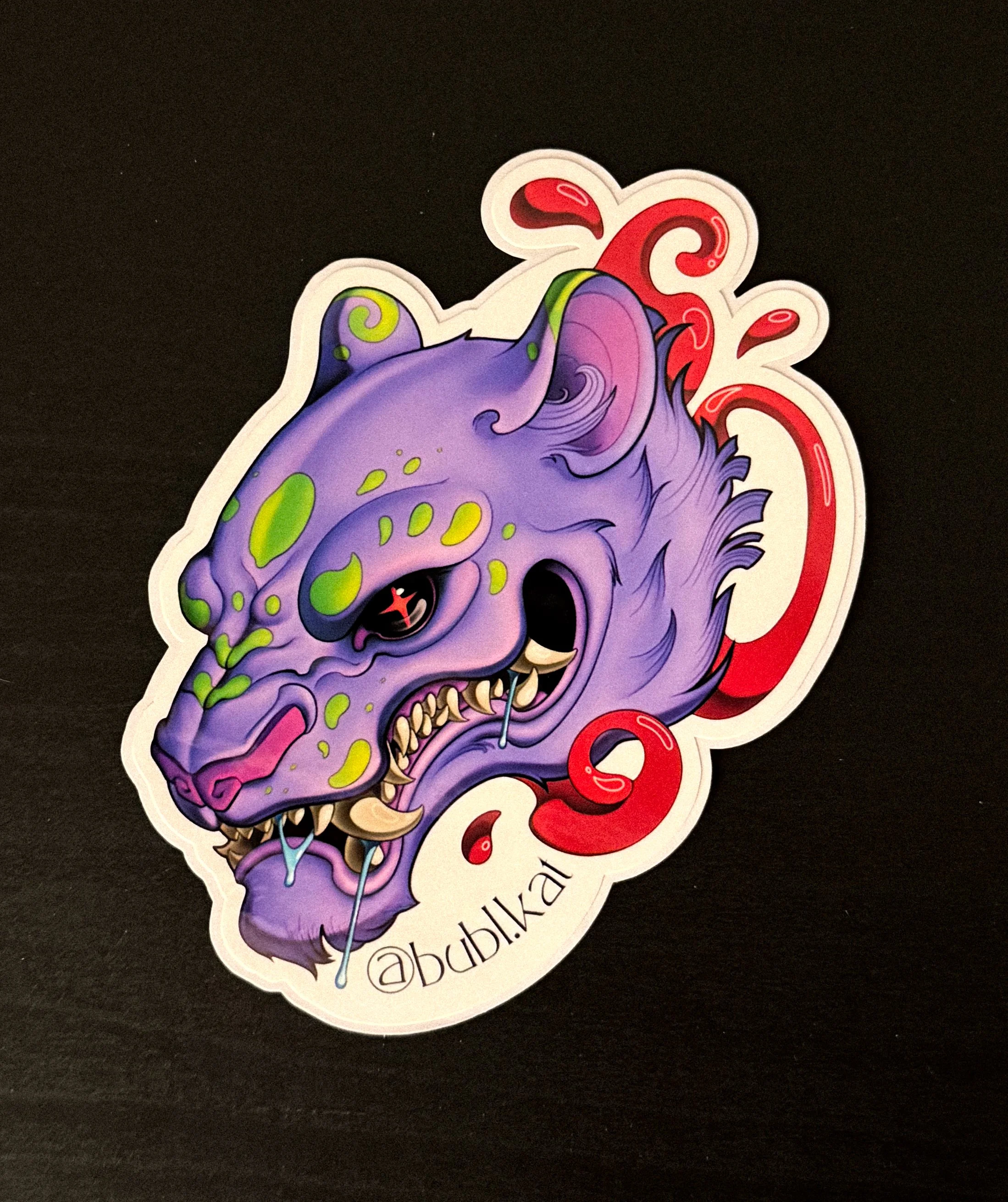 Panther Head Sticker