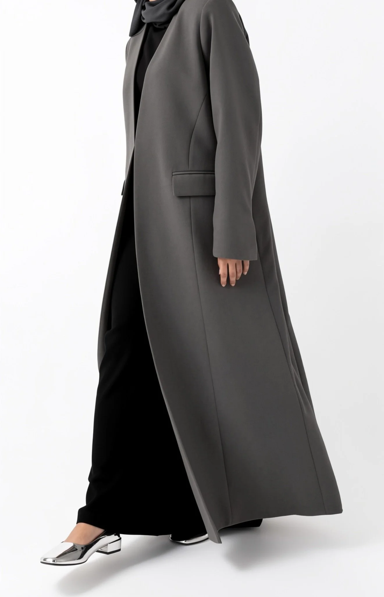 Collarless Blazer