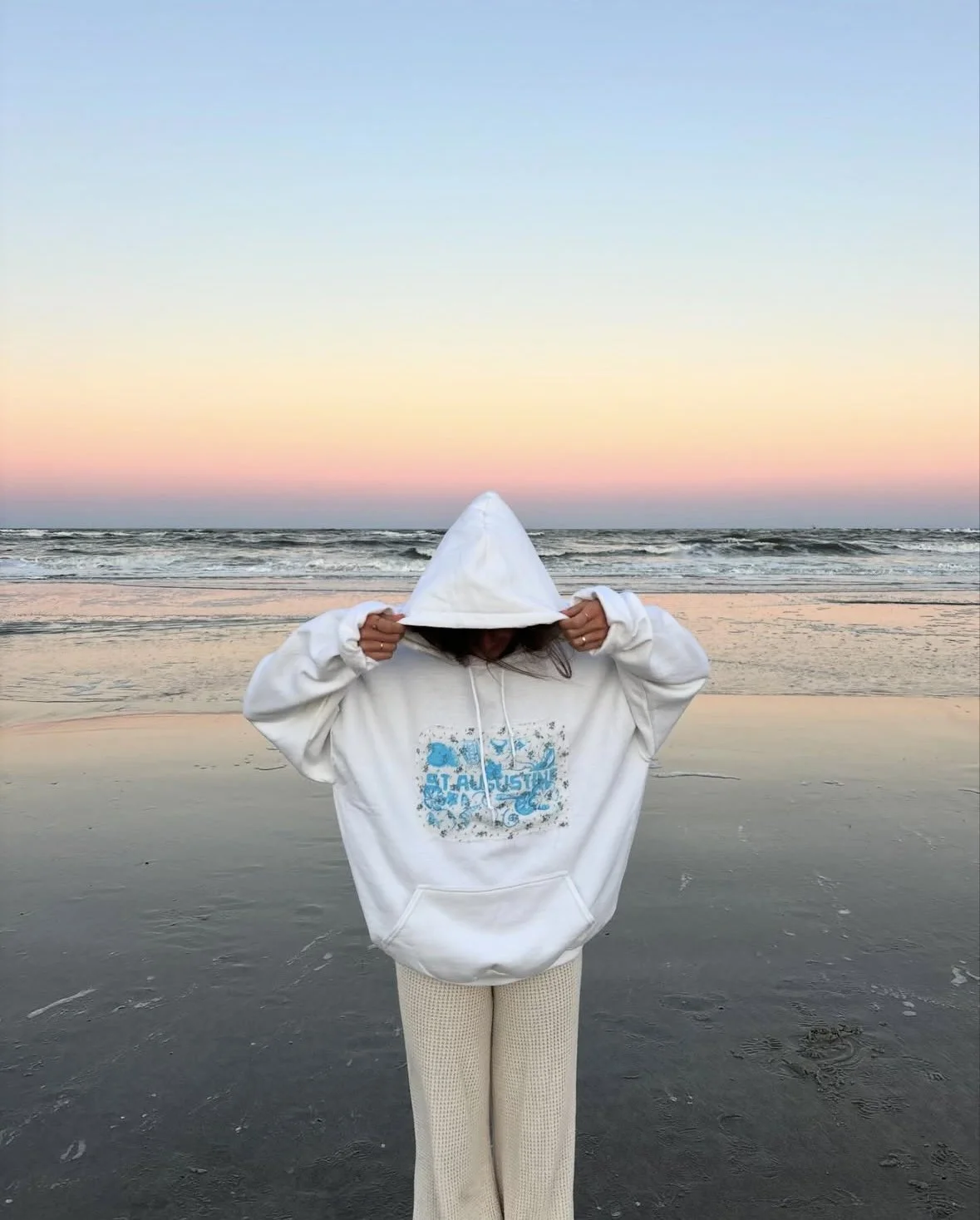 St. Aug Screen Print Hoodie