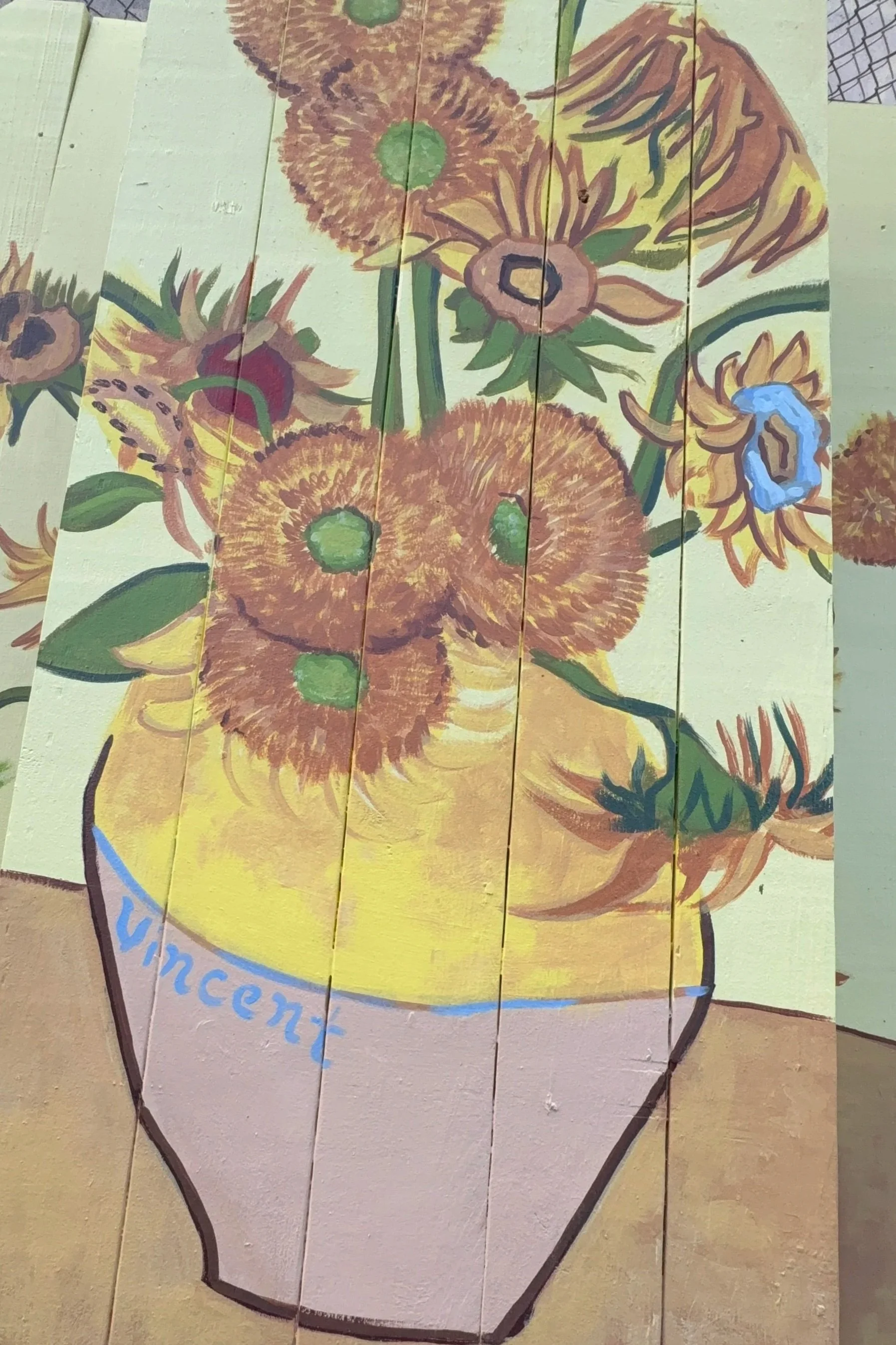 Inspired by Van Gogh’s iconic "Sunflowers", enjoy this little piece of sunshine. May it brighten your evening, and remind you that your destined to bloom anywhere your placed.  