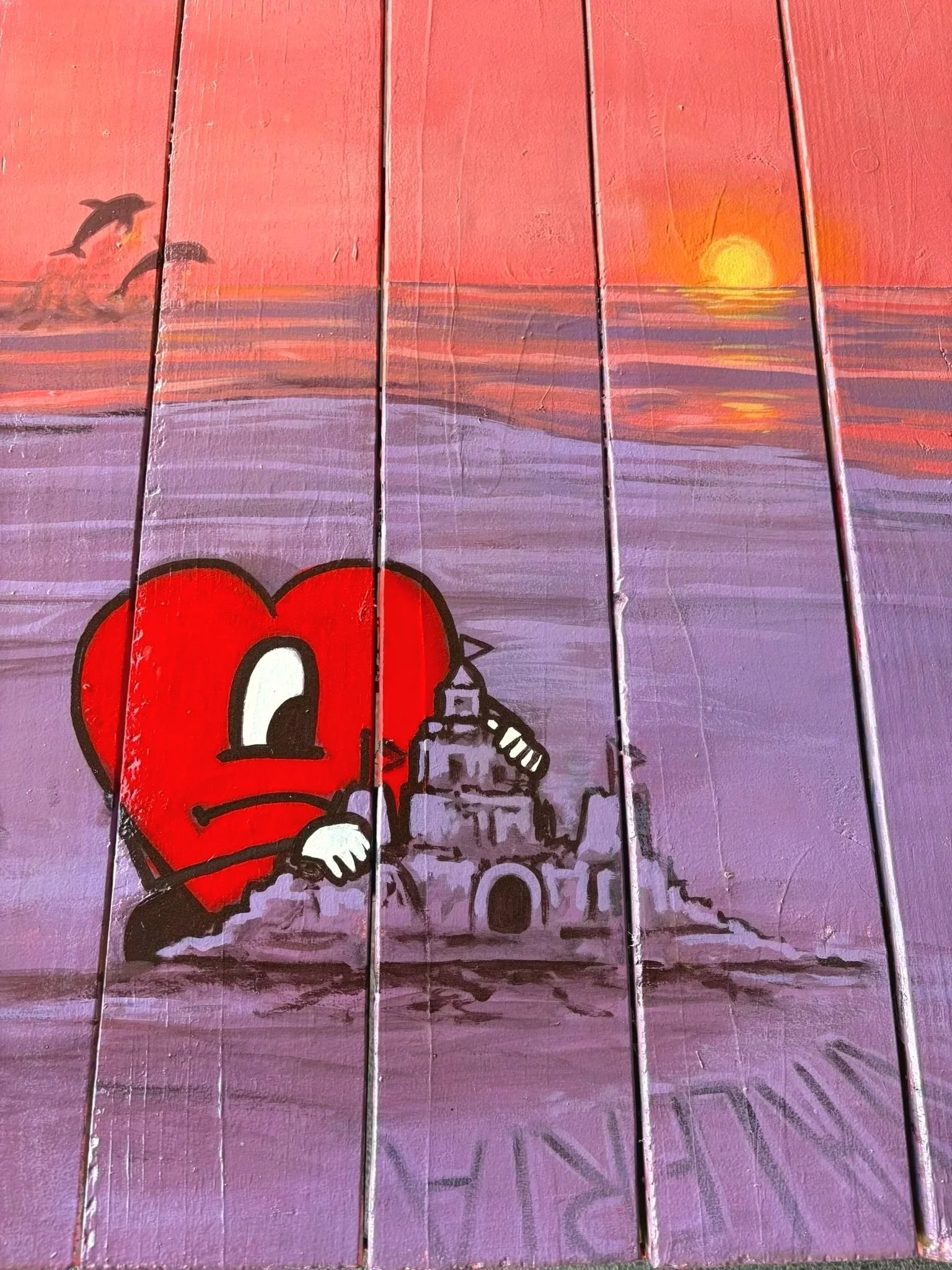 You might have left the city, but left a little piece of your corazoncito here... sitting on the beach, missing all the joys we shared. 